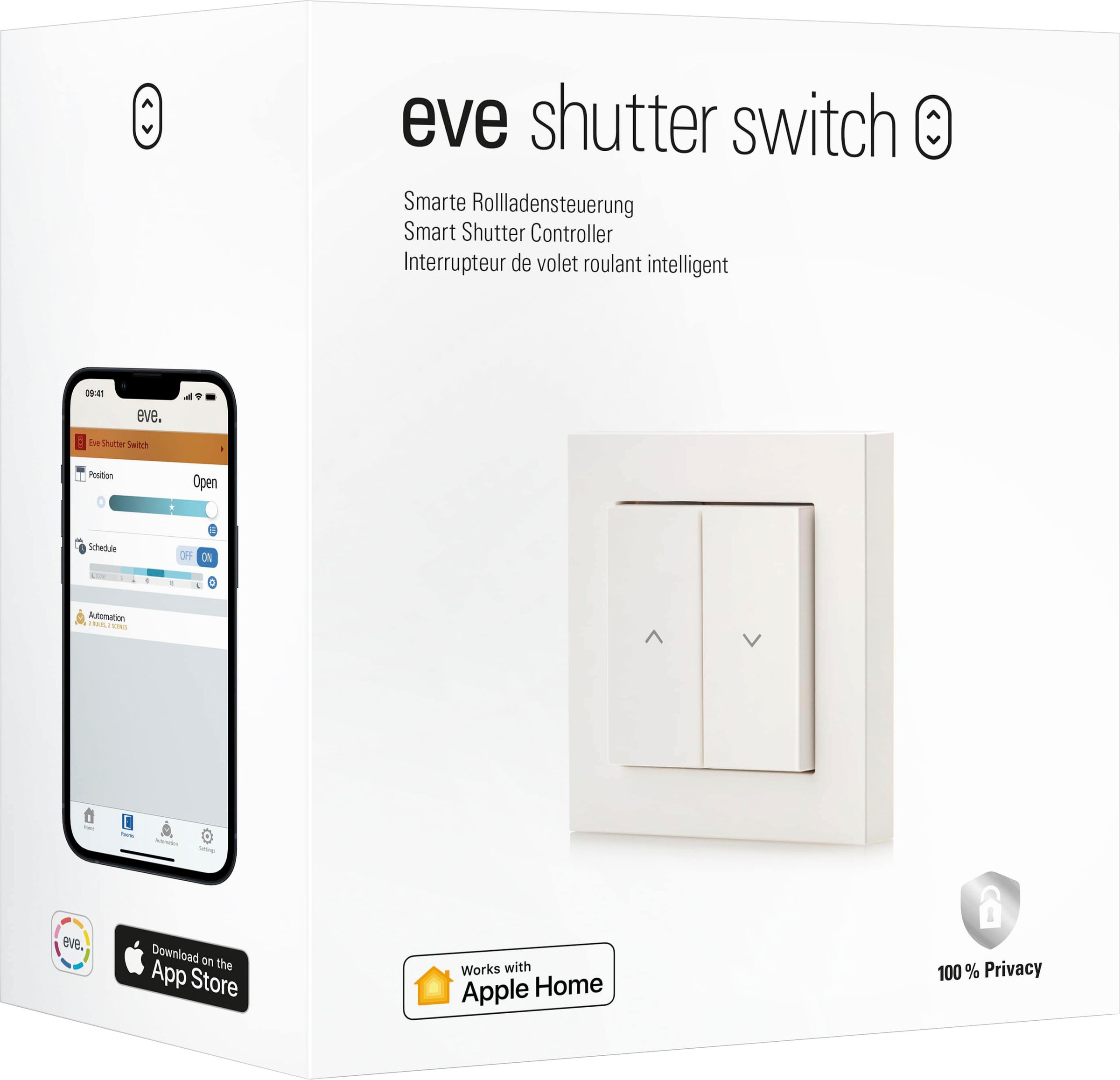 EVE Schalter »Shutter Switch 2er Pack« Packung, 2 Stk. tlg.