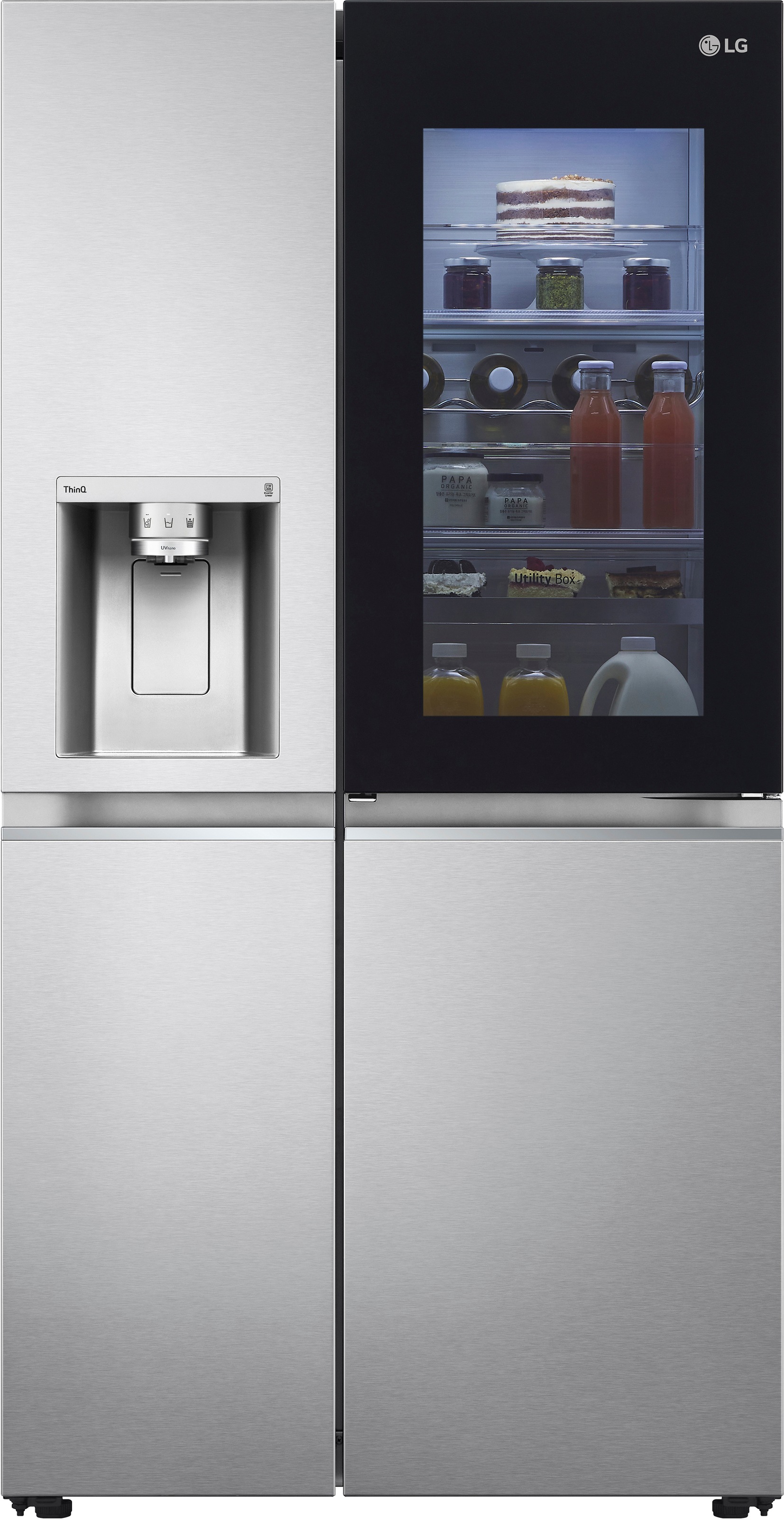 LG Side-by-Side "GSXV90BSDE" 179 cm hoch 91,3 cm breit Craft Ice Bereiter, günstig online kaufen