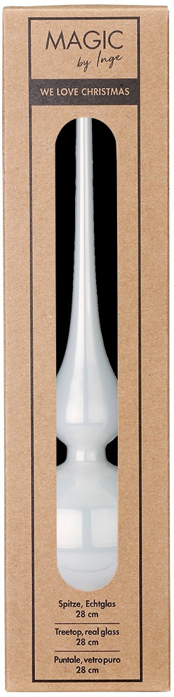 MAGIC by Inge Weihnachtsbaumkugel »Noble Rose, Weihnachtsdeko, Christbaumschmuck«, (Set, 46 St.), Christbaumkugeln aus Glas, 45 Kugeln Ø ca. 4-6 cm, inkl. Spitze 28 cm