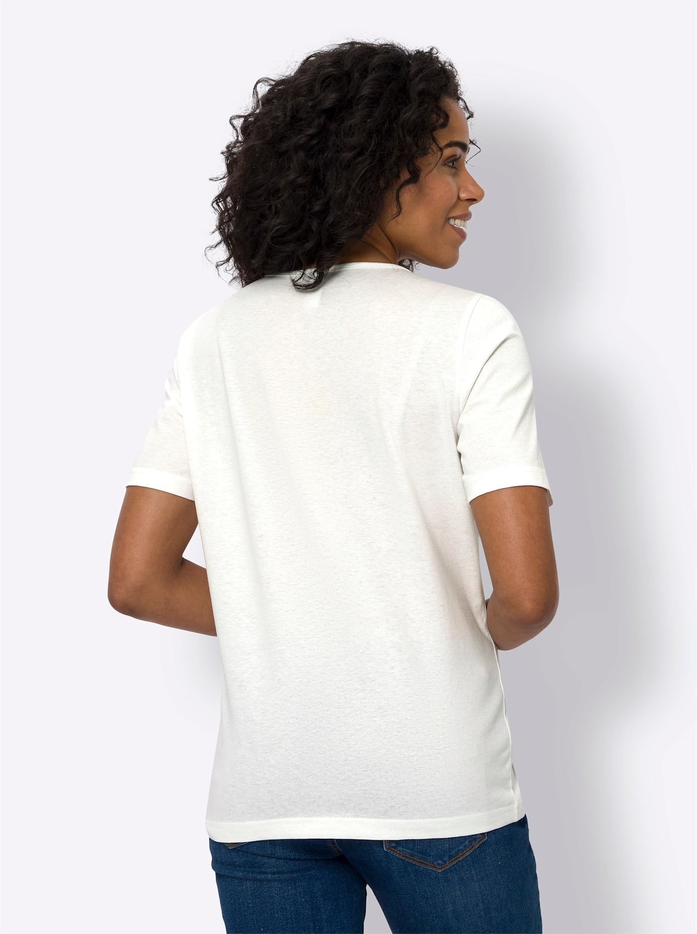 Classic Basics Kurzarmshirt "Druck-Shirt", (1 tlg.) günstig online kaufen