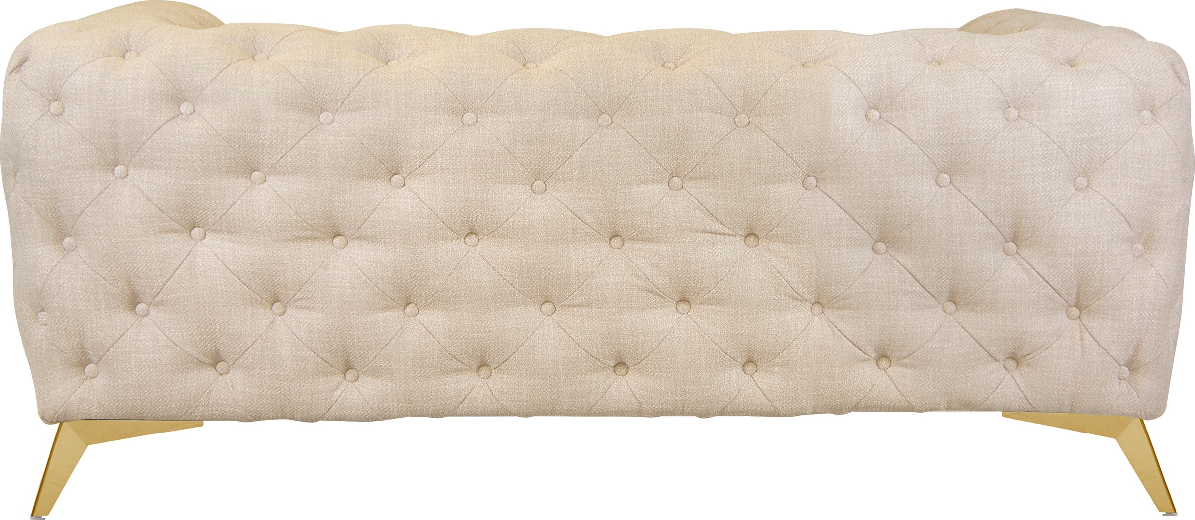 Leonique Chesterfield-Sofa »Glynis«, aufwändige Knopfheftung, moderne Chesterfield Optik, Fußfarbe wählbar
