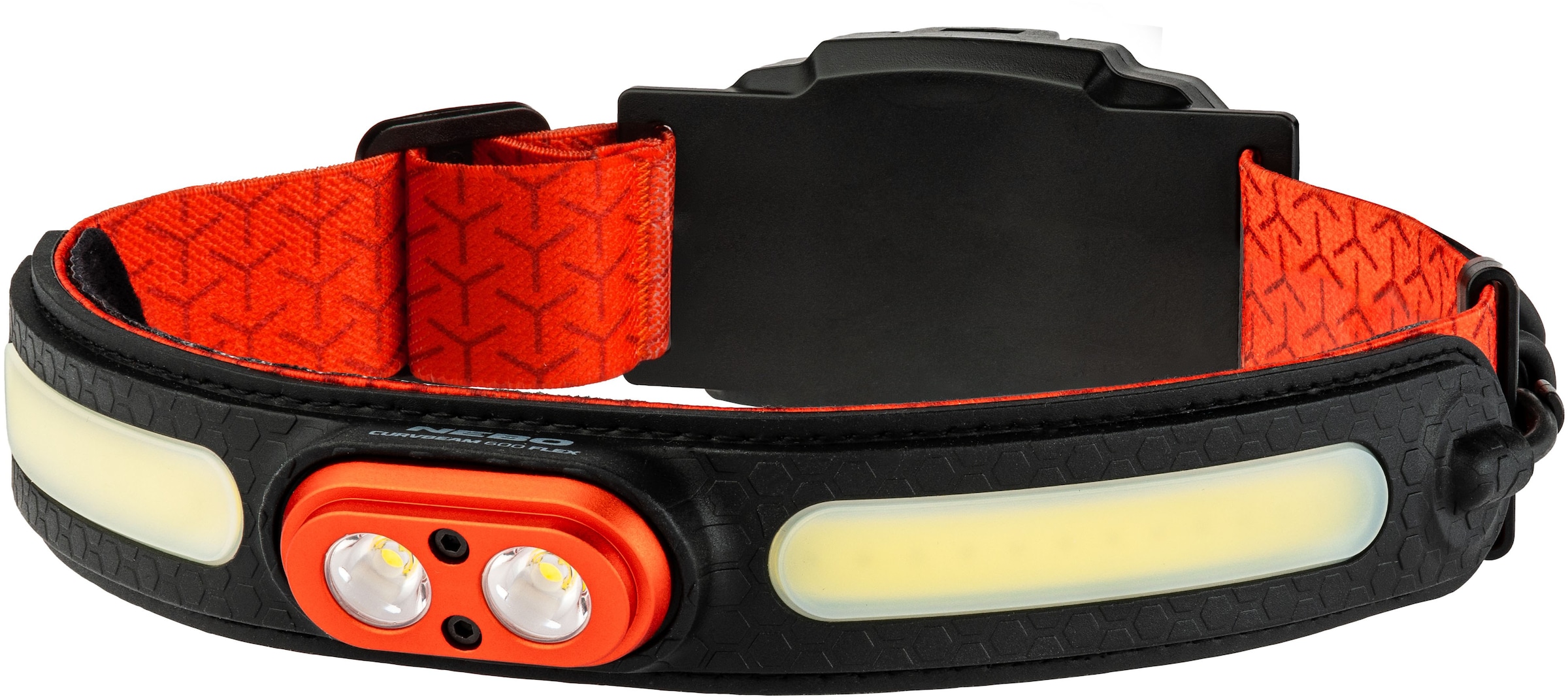 NEBO LED Stirnlampe "Nebo CURVBEAM 600 FLEX" Taschenlampe inkl. Ladekabel, Flexibel mit Akku- oder Batteriebetrieb nutzbar