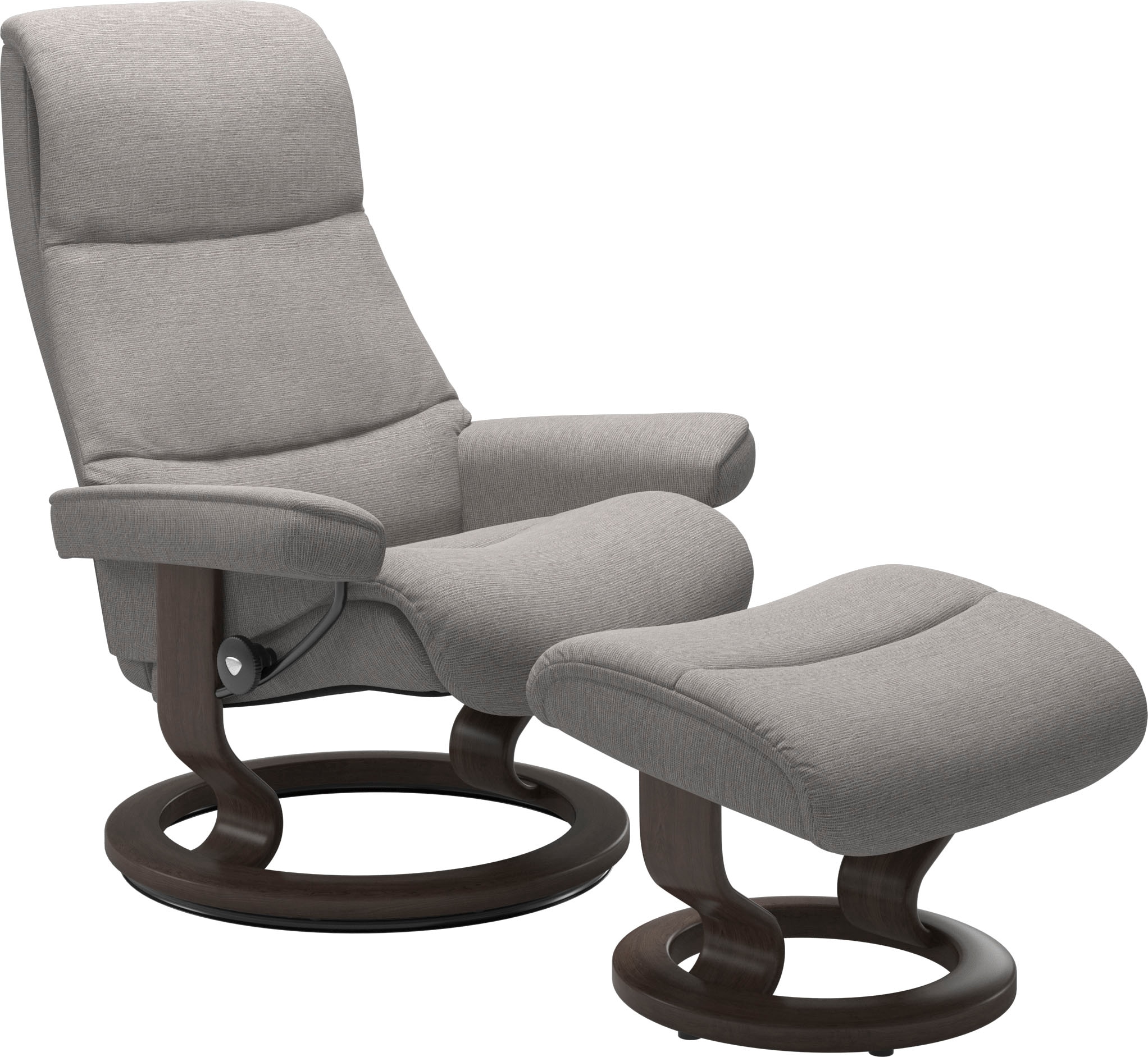 Stressless Fußhocker "View", mit Classic Base,Gestell Wenge