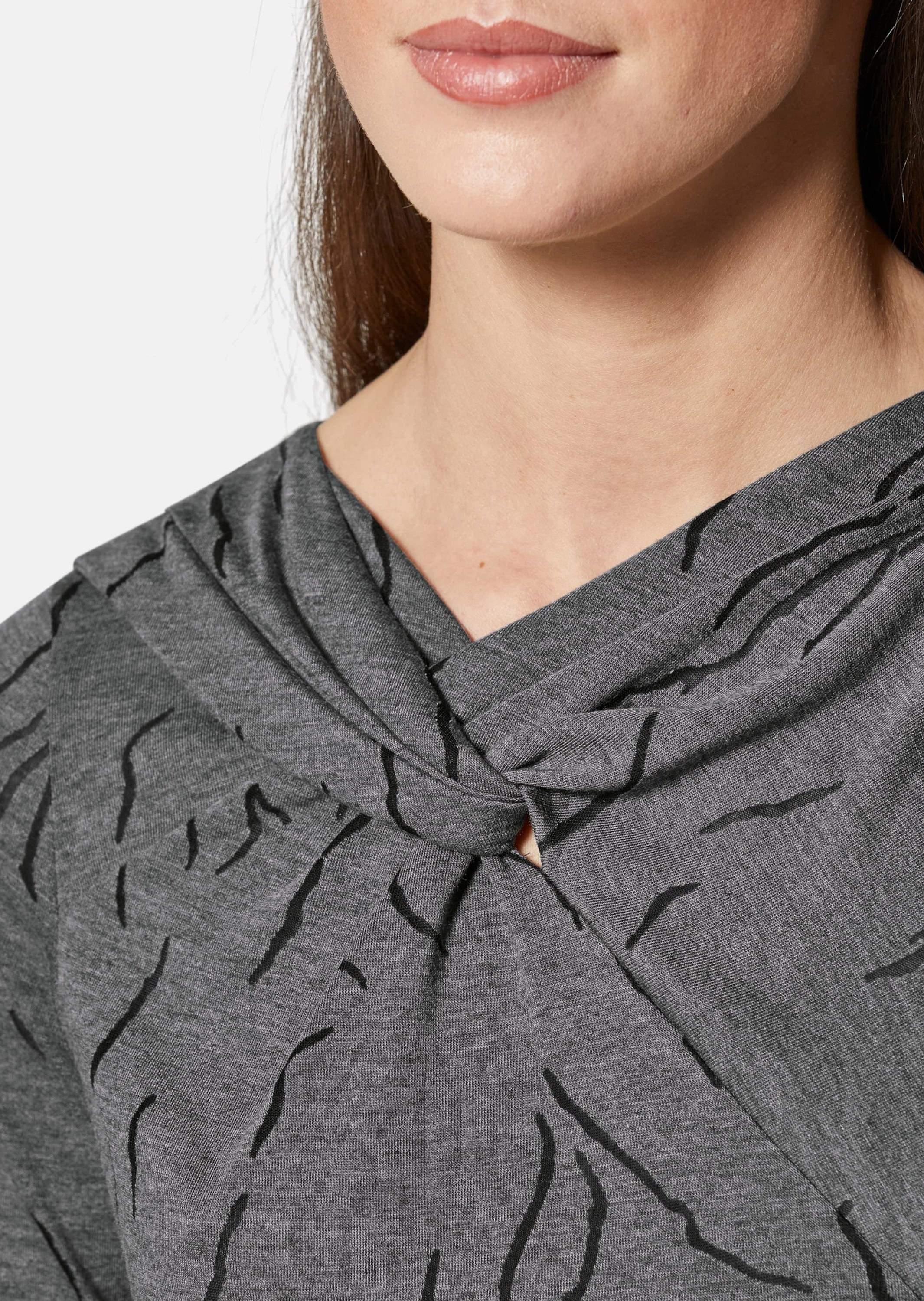 MADELEINE 3/4-Arm-Shirt »Shirt Shirt mit Knoten-Effekt und Ärmeln in 3/4-Länge«