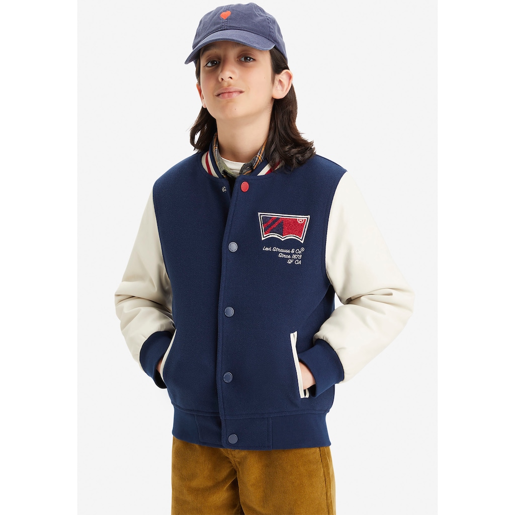 Levi's® Kids Collegejacke, mit großem Markenschriftzug auf dem Rücken for BOYS