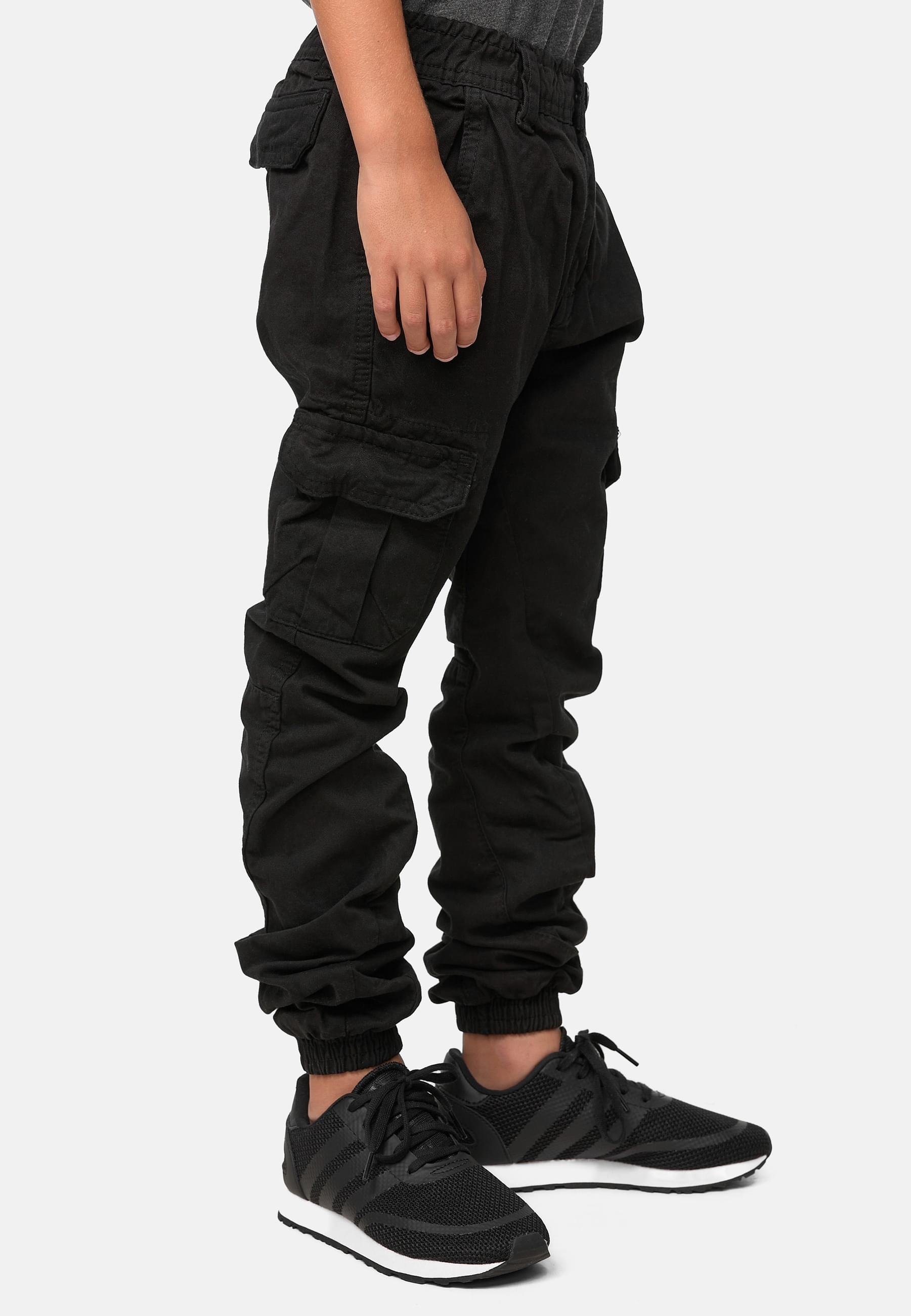 URBAN CLASSICS Stoffhose »Urban Classics Herren Boys Cargo Jogging Pants«, (1 tlg.)
