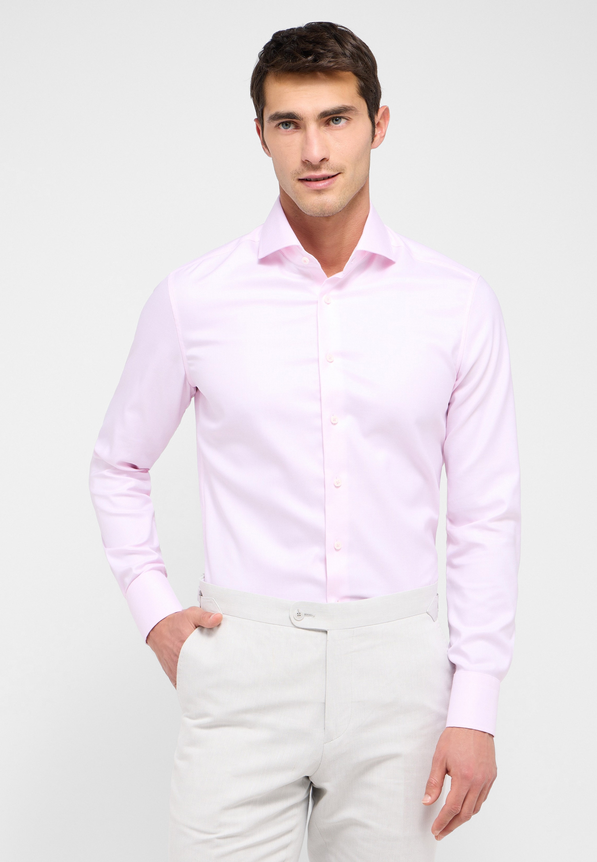 Eterna Langarmhemd "SLIM FIT" NON IRON (bügelfrei) günstig online kaufen