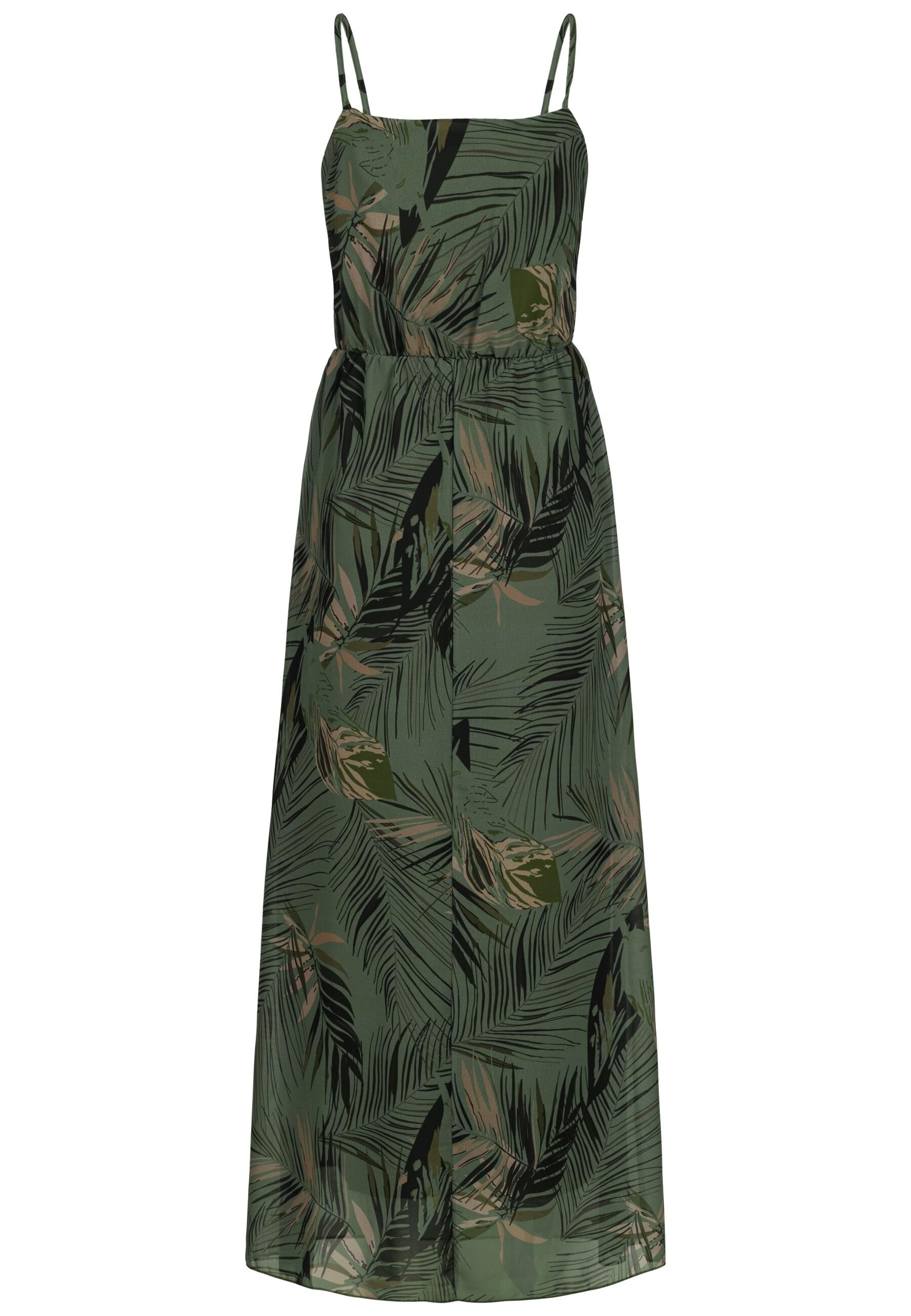 CLOUD 5IVE Shirtkleid »CLOUD 5IVE 2-Layered Maxi-Dress Tropical Print« 1 Stk. tlg.