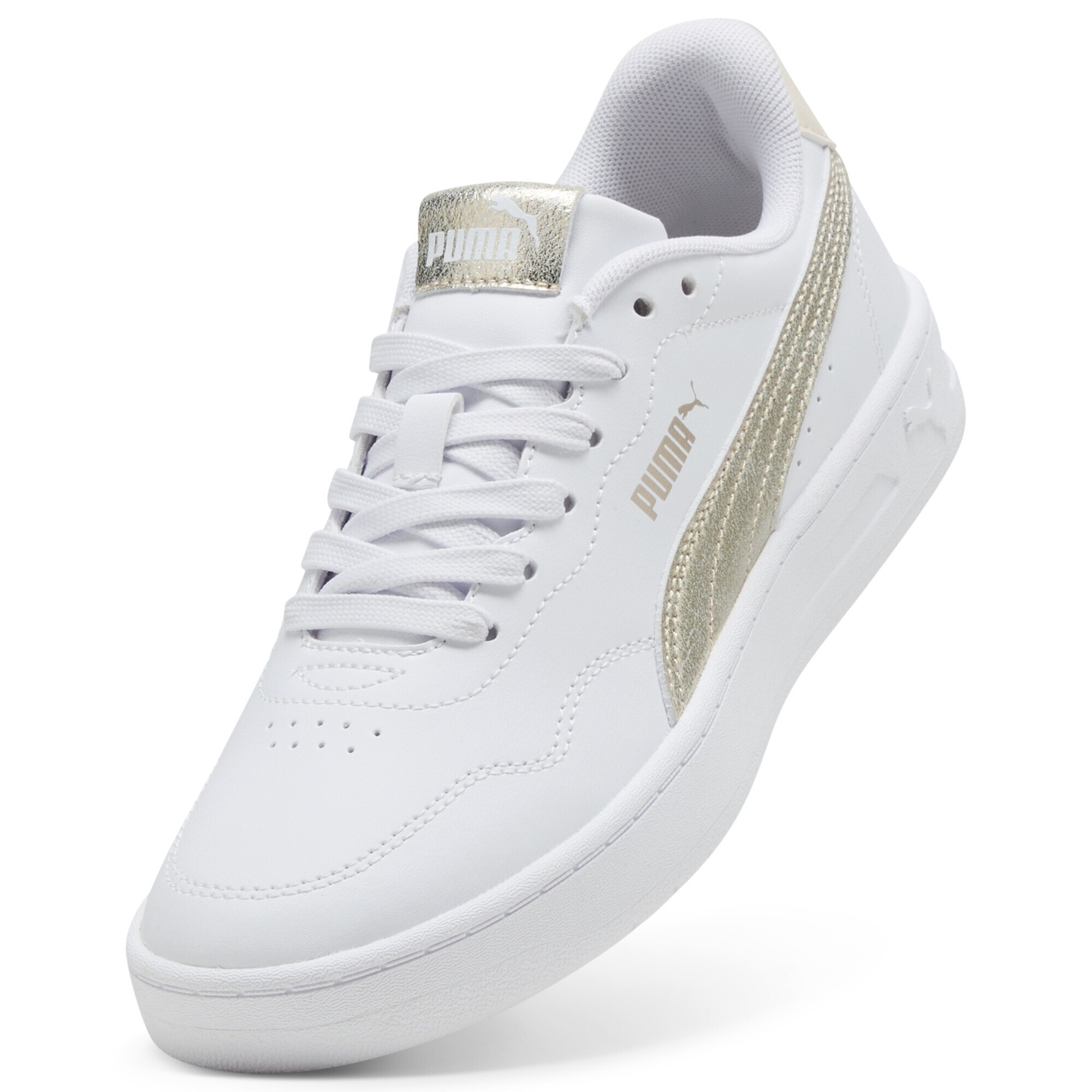 PUMA Sneaker »Court Lally Metallic Whisper Sneakers Damen«