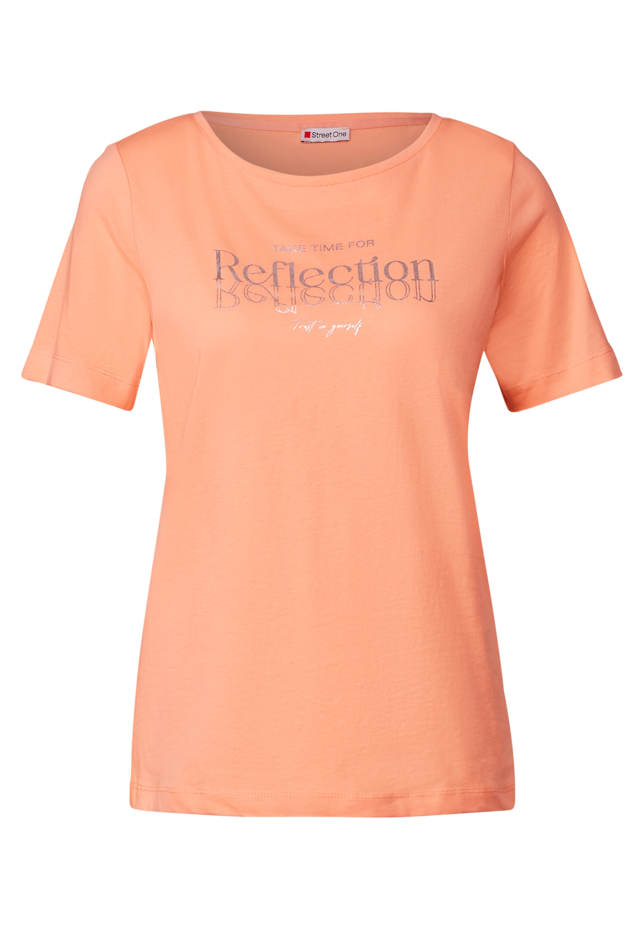STREET ONE T-Shirt, aus reiner Baumwolle