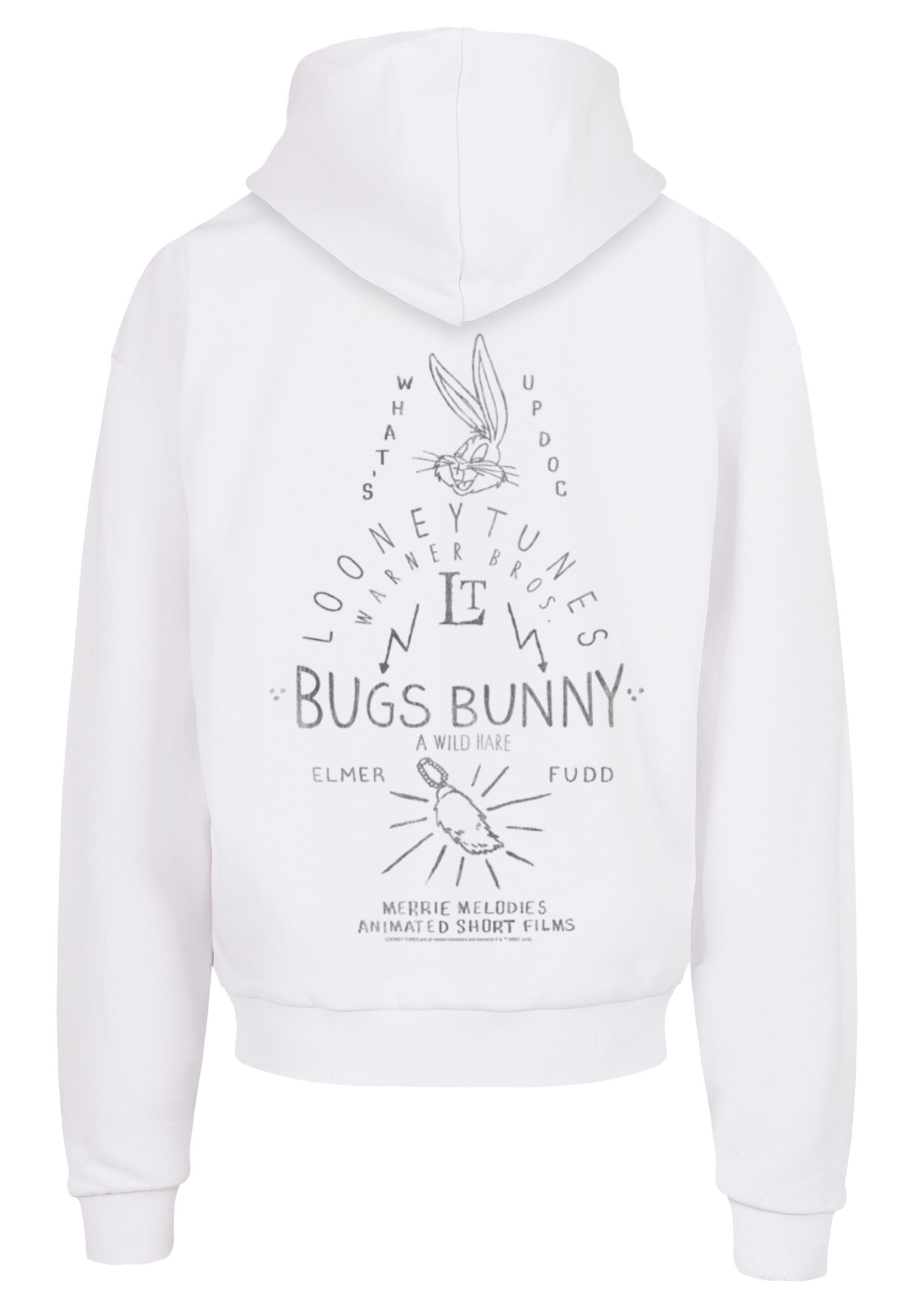 F4NT4STIC Kapuzenpullover »Looney Tunes Bugs Bunny A Wild Hare«, Print