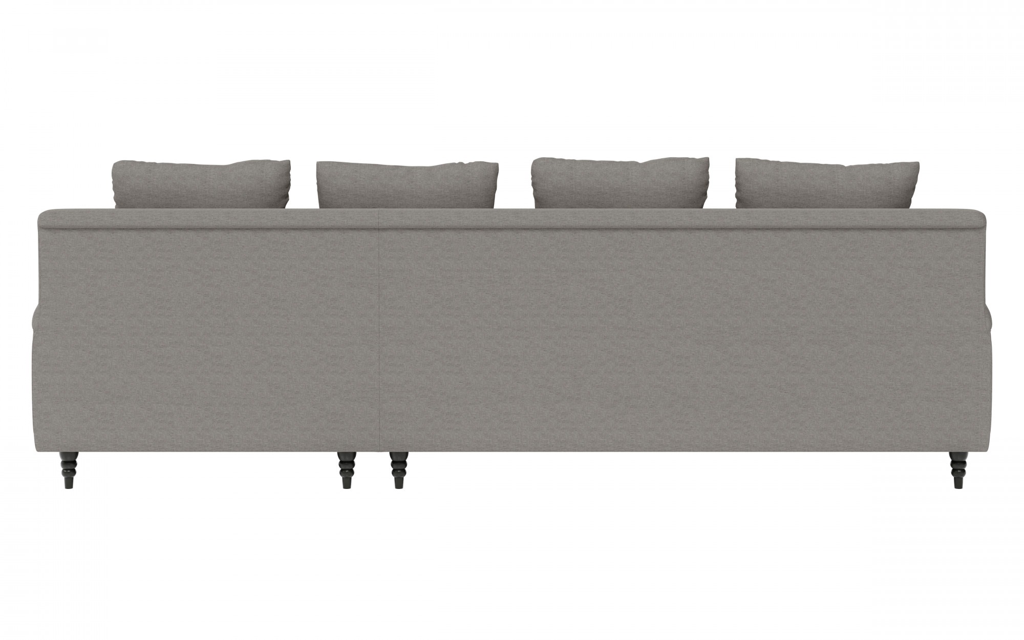 Guido Maria Kretschmer Home&Living Ecksofa »NORIN L-Form«, zwei Fußarten: vorne - Rollen, hinten - Holzfüße