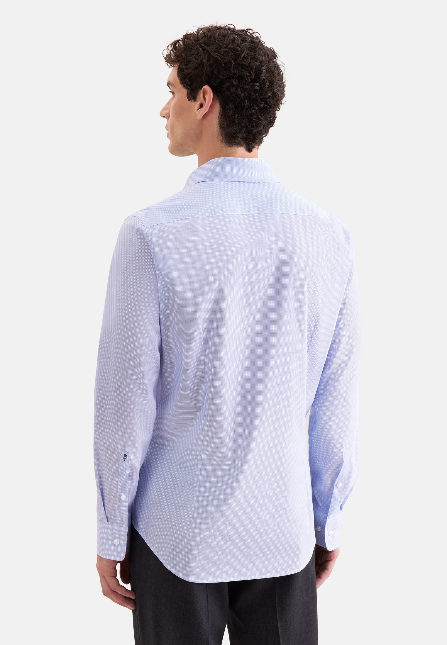 seidensticker Businesshemd »Schwarze Rose« Slim 1/1 Kentkragen Druck