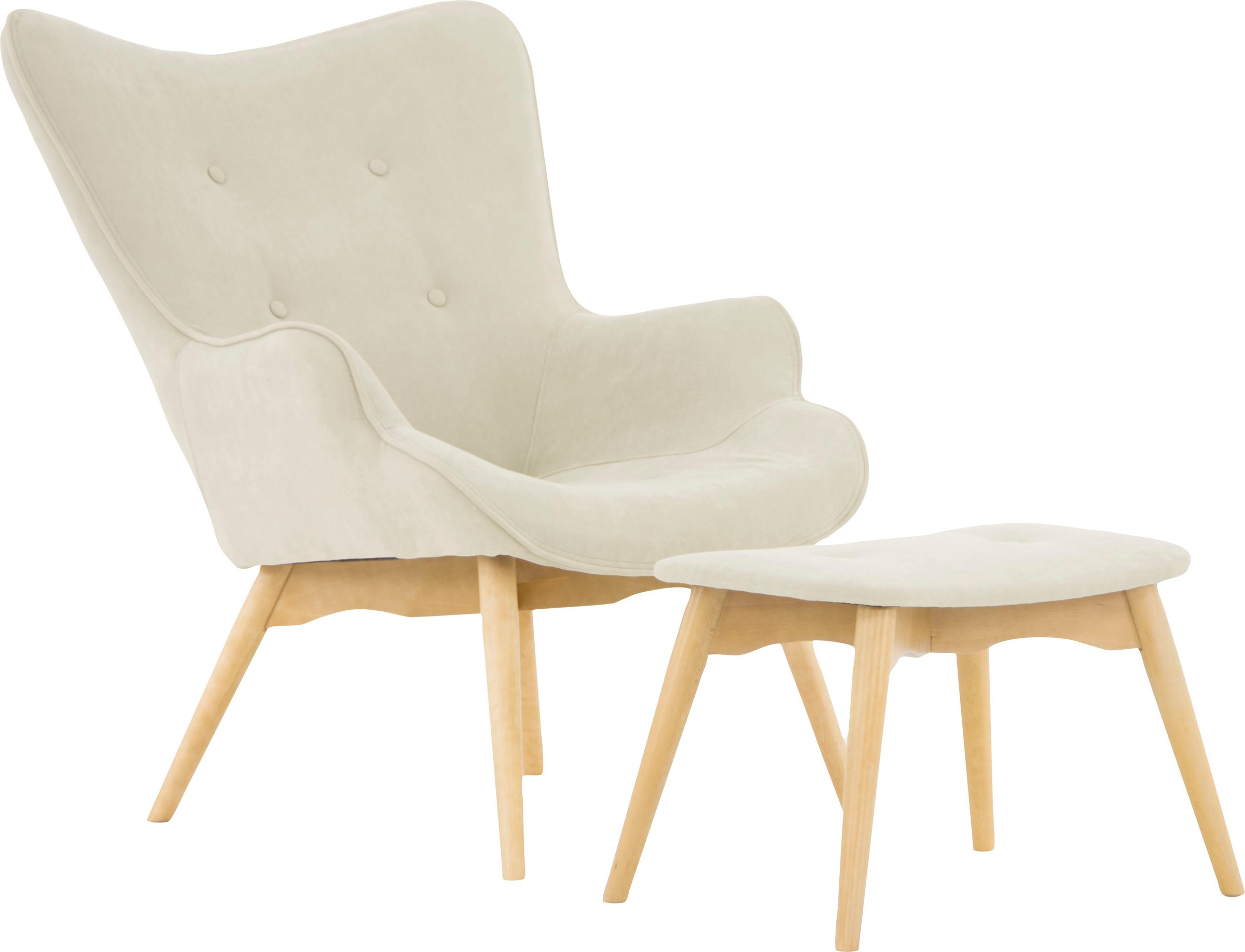 Home affaire Sessel "Egense" wahlweise mit oder ohne Hocker günstig online kaufen