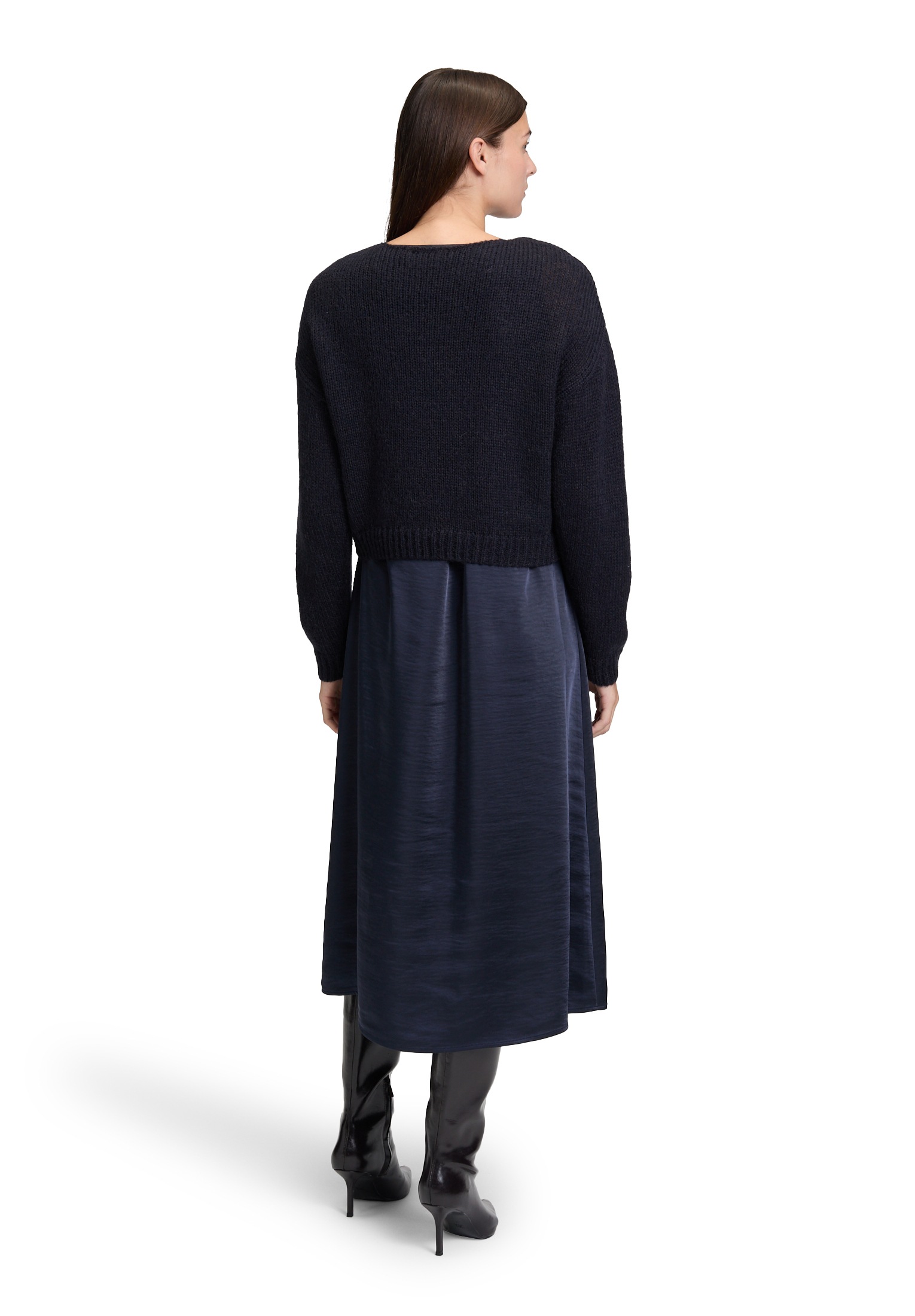 Vera Mont Druckkleid »Vera Mont Damen Casual-Kleid zweiteilig«, Materialmix