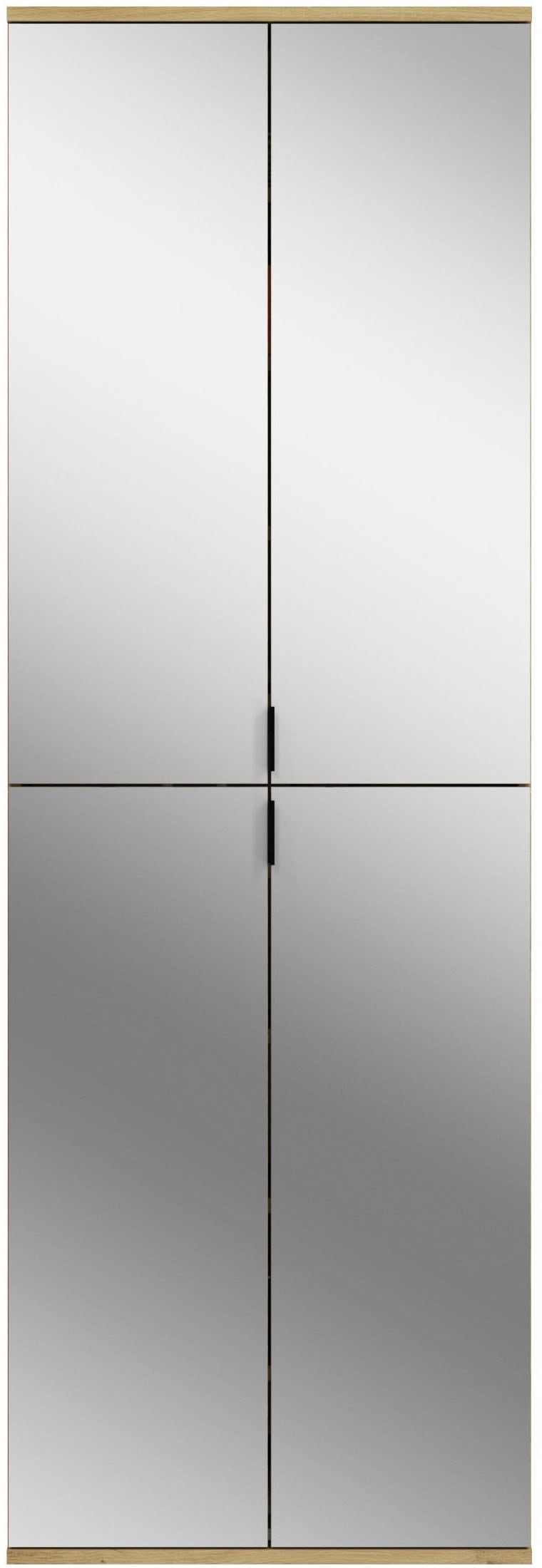 INOSIGN Garderoben-Set »Trondheim, Breite 212 cm, 5-teilig, bestehend aus:«, (Set, 4 St.), 2x Garderobenschrank, 1 Kommode, 1 Garderobenstange, 1 Ablageboden