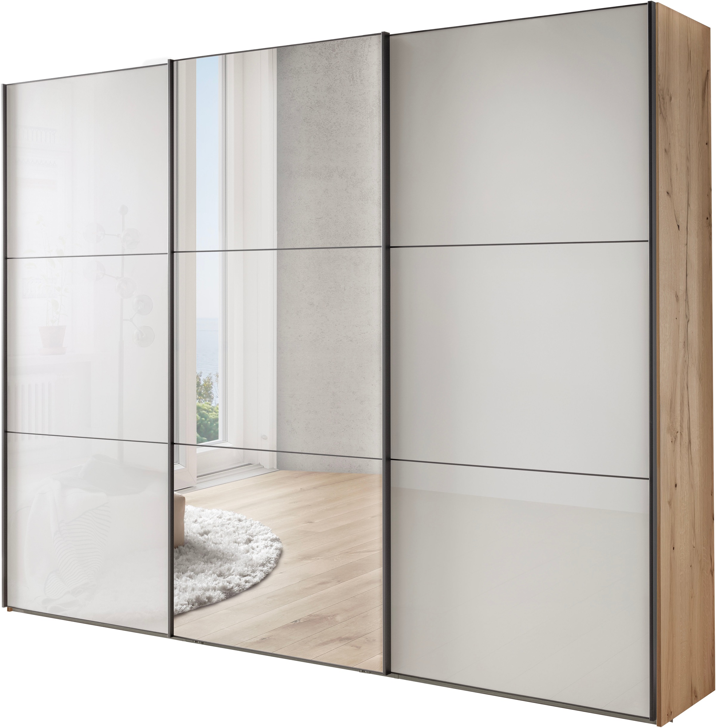 WIEMANN Schwebetürenschrank "Phoenix, Made in Germany, modernes Design, Hig günstig online kaufen