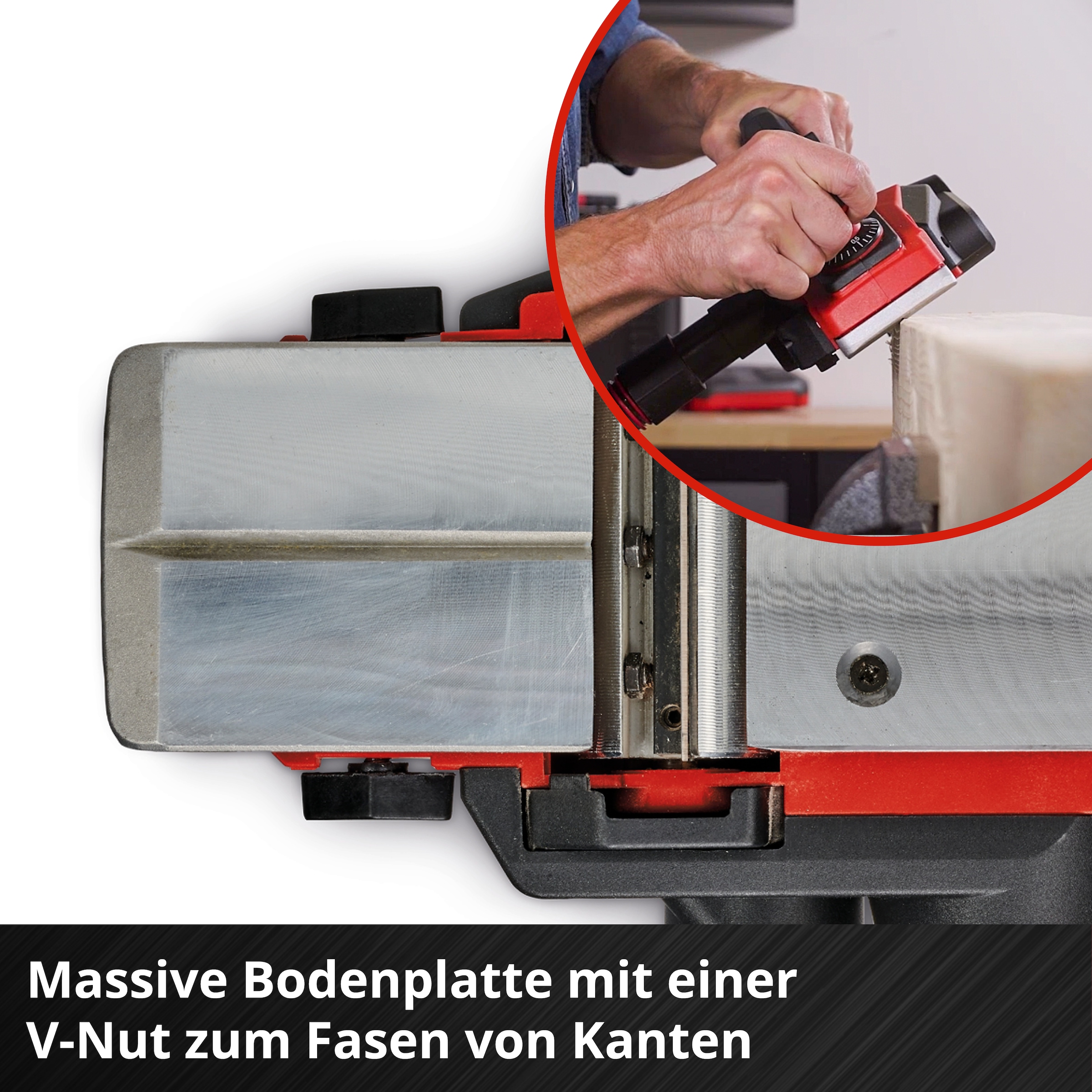Einhell Akku-Elektrohobel »TE-PL 18/82 Li - Solo«, ohne Akku und Ladegerät