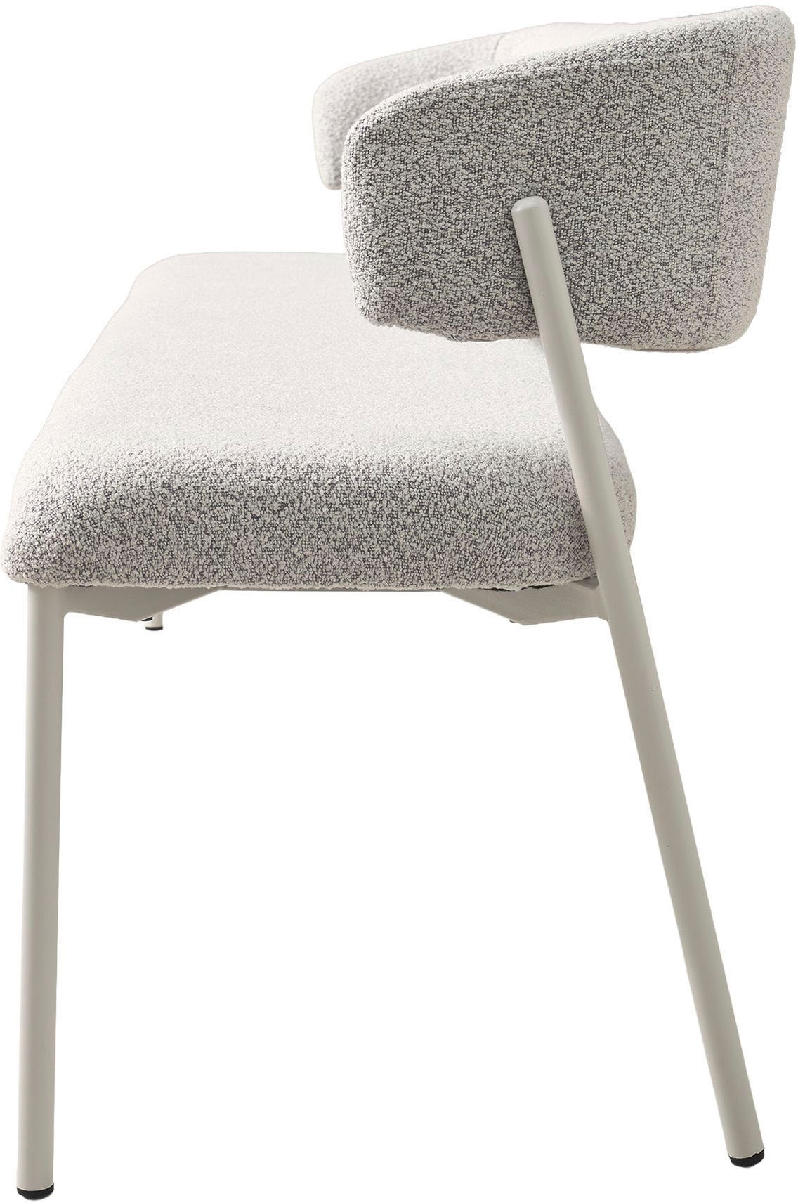SCHÖNER WOHNEN-Kollektion Sitzbank »OSLO, 160 cm oder 200 cm« 1 Stk. tlg. Bezug Bouclé, Untergestell Metall pulverbeschichtet