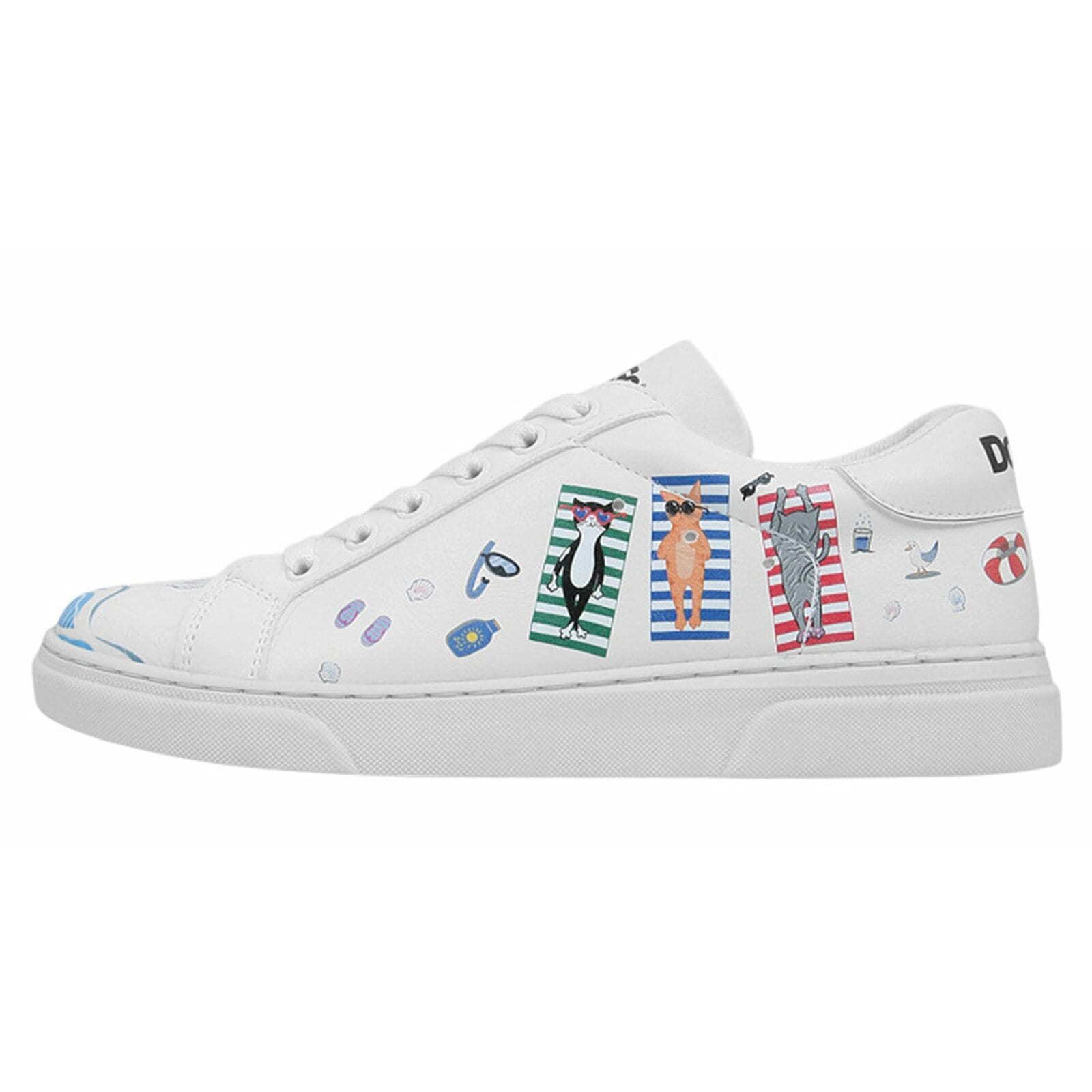DOGO Sneaker "DOGO Ace Sneakers Cats On The Beach Damen Sneaker / Female", günstig online kaufen