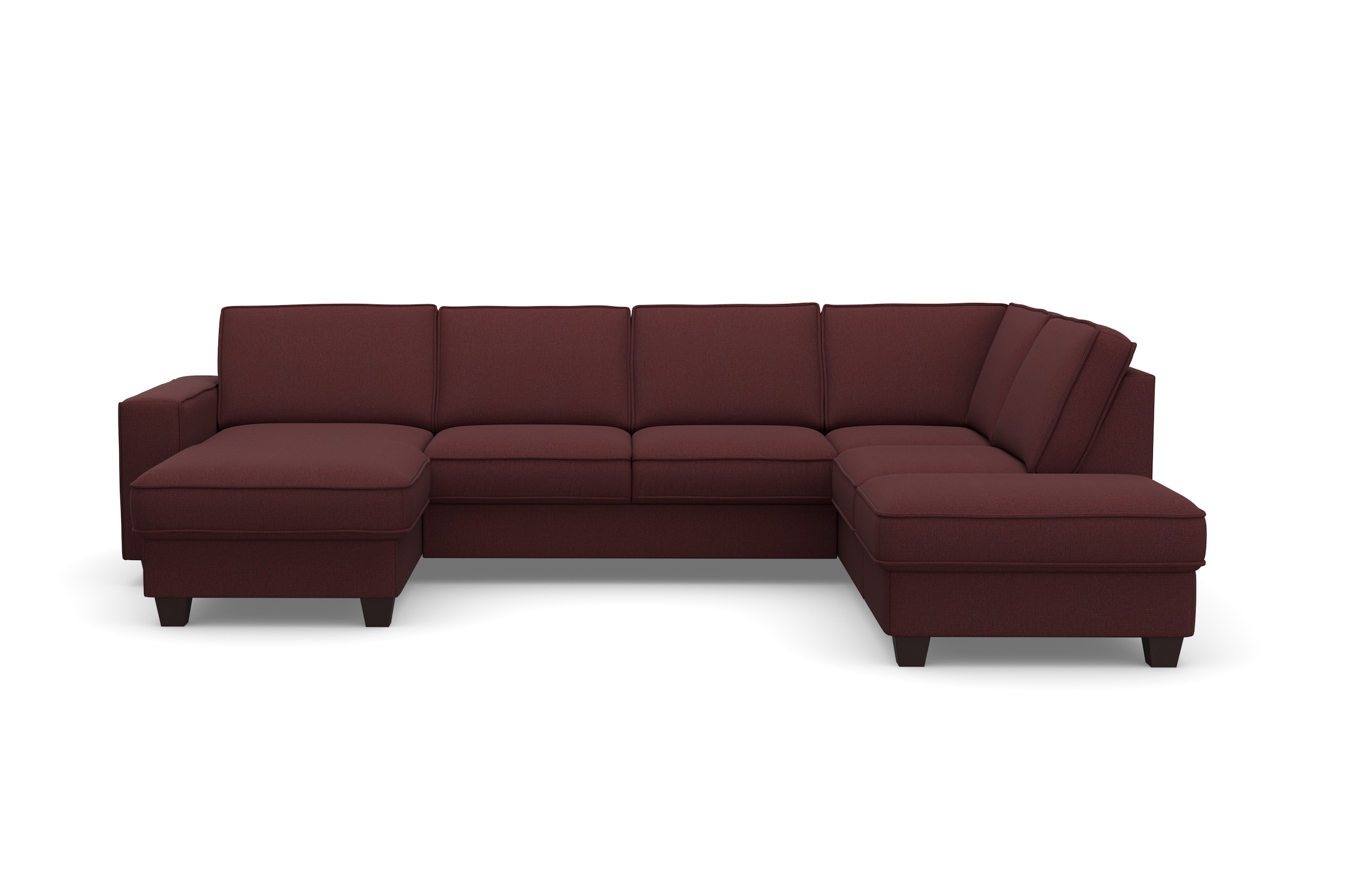 Home affaire Wohnlandschaft "County U-Form" wahlweise Ottomane links oder r günstig online kaufen