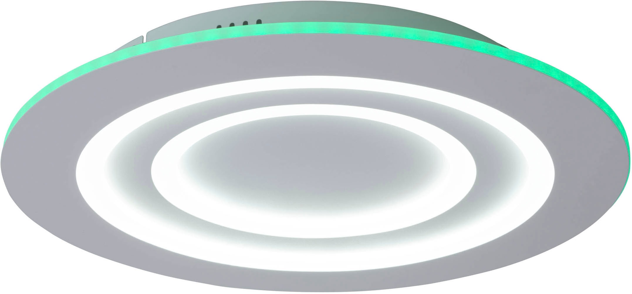 näve LED Deckenleuchte »Mirel«, 1 flammig, Leuchtmittel LED-Modul | LED fest integriert, RGB, CCT, Memory, Nachtlicht, stufenlos dimmbar per Funk-Fernbedienung