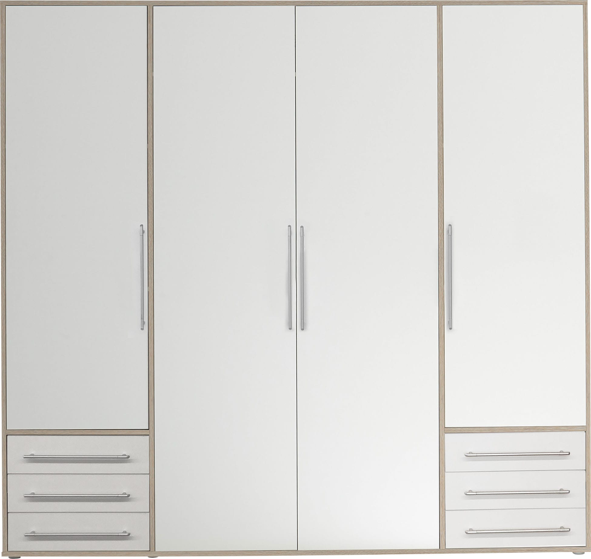 Schlafkontor Drehtürenschrank »Lyss Schrank, Kleiderschrank mit Drehtüren« in verschiedenen Farben und Größen erhältlich