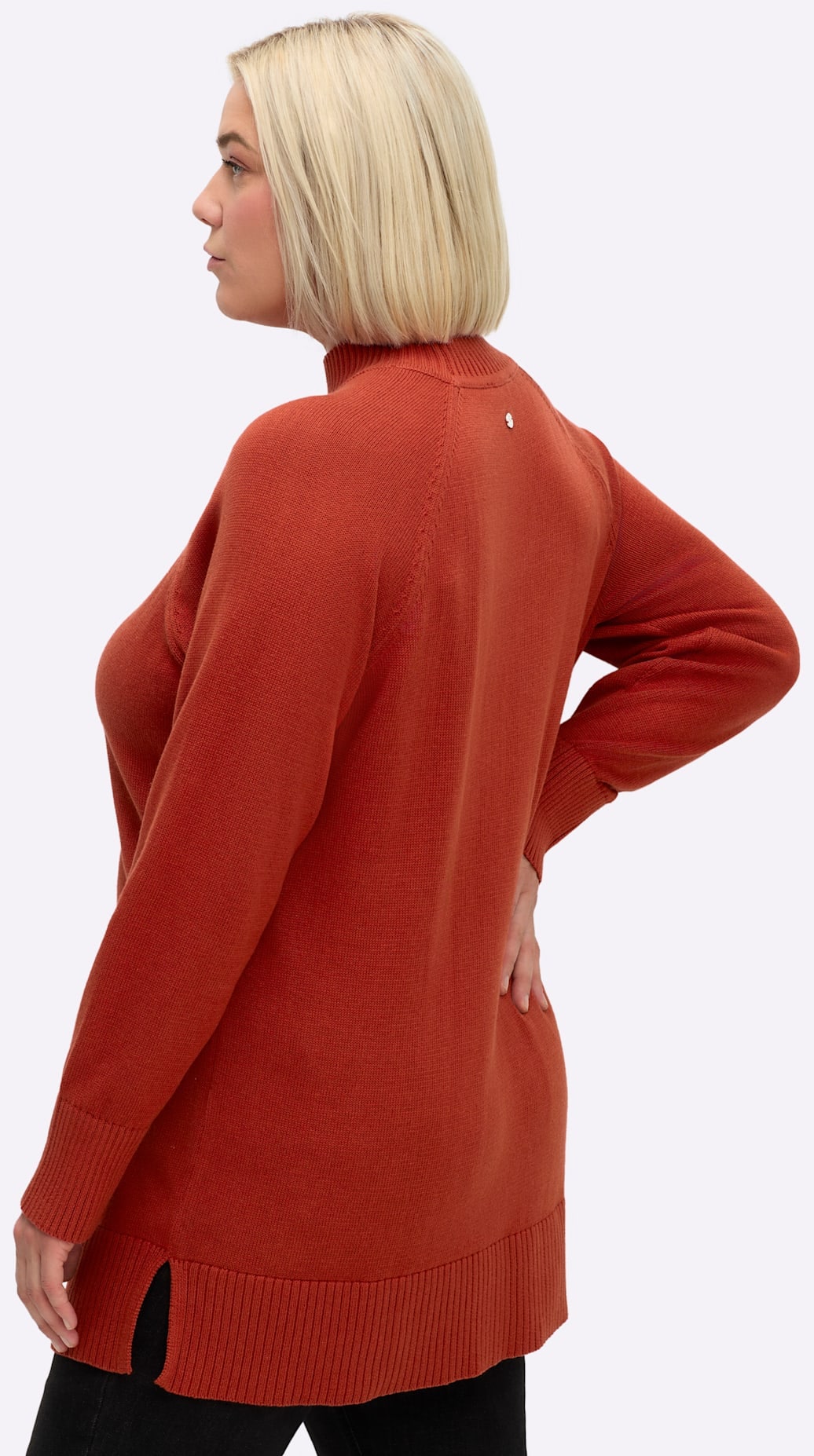 Sheego Streifenpullover »Longpullover«