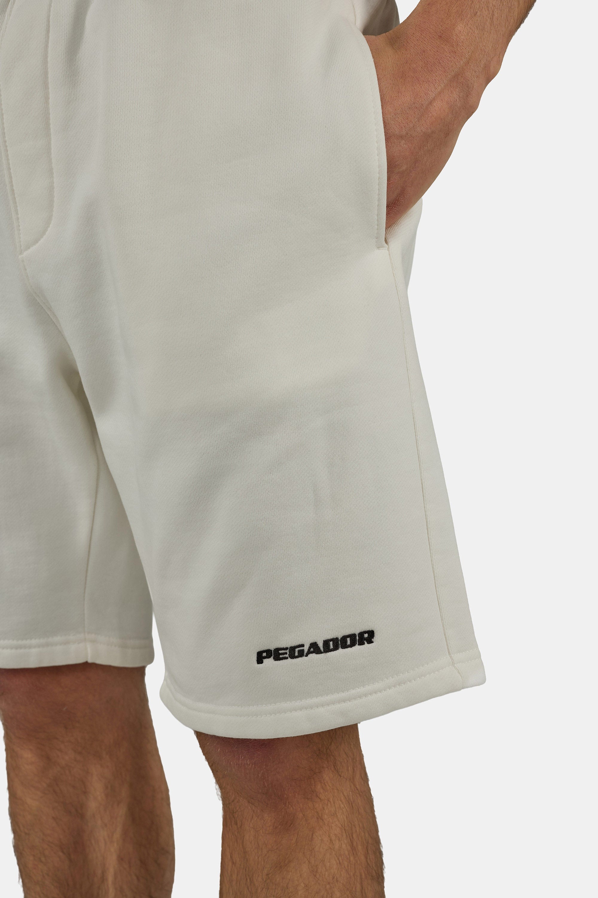 Pegador Logo Heavy Sweat Shorts White/Black XXL 3