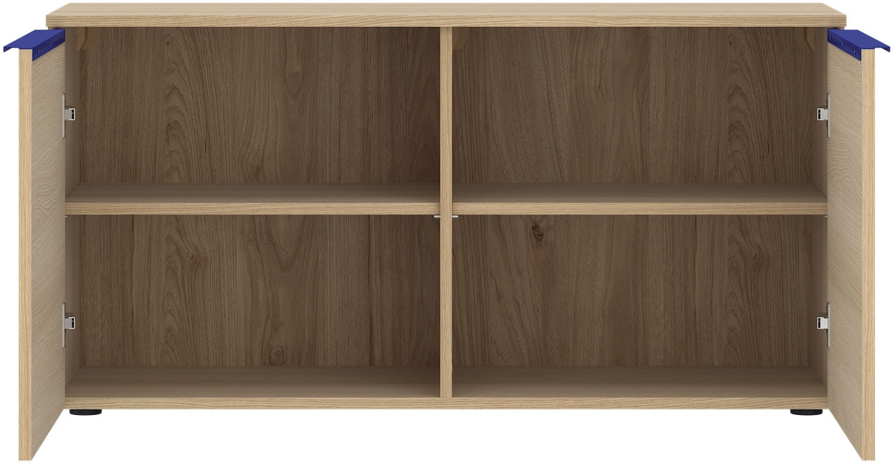 TOM TAILOR HOME Kommode Sideboard mit 2 Türen, Softclose,viel Stauraum mit Farbkick