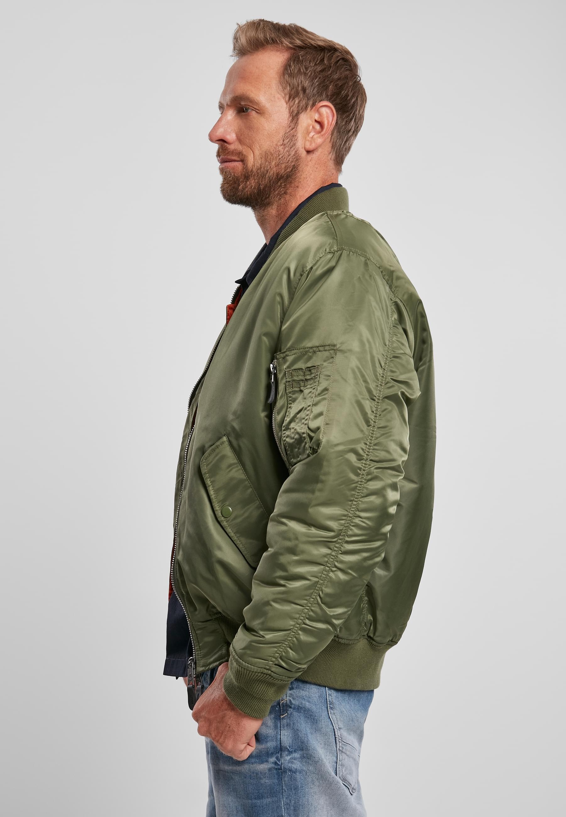 Brandit Anorak »Brandit Herren MA1 Bomber Jacket«, (1 St.), ohne Kapuze