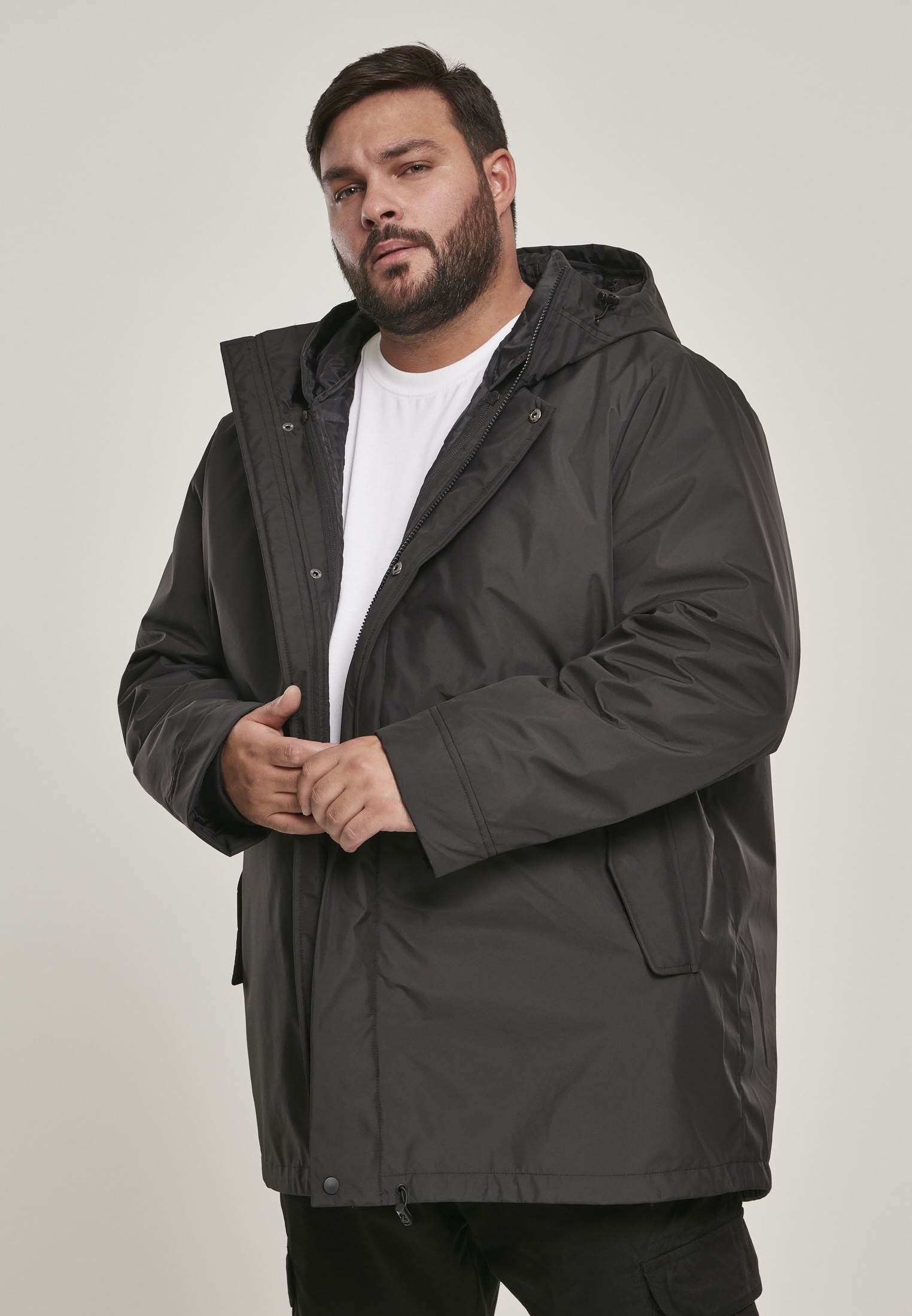 URBAN CLASSICS BAUR Winterjacke bestellen | »Herren ▷ Jacket«, Long Hooded (1 St.)