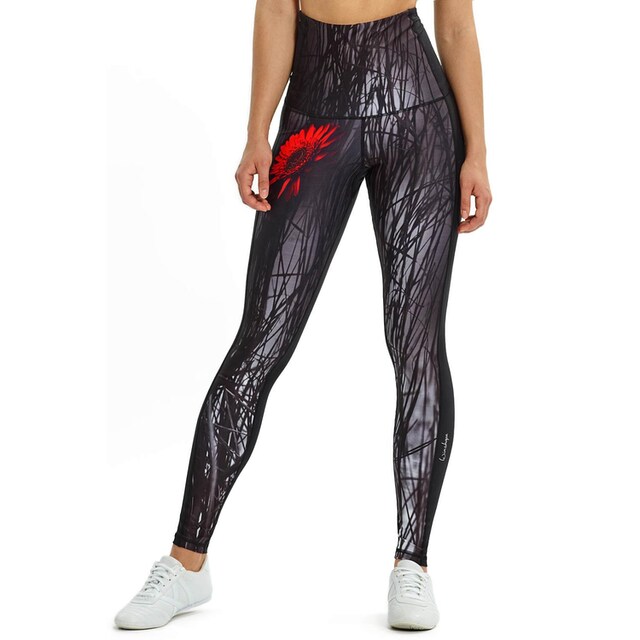 Winshape Leggings »HWL107-Red-Gerbera«, Core-Stability-Bund mit Bauch-Weg- Effekt kaufen | BAUR