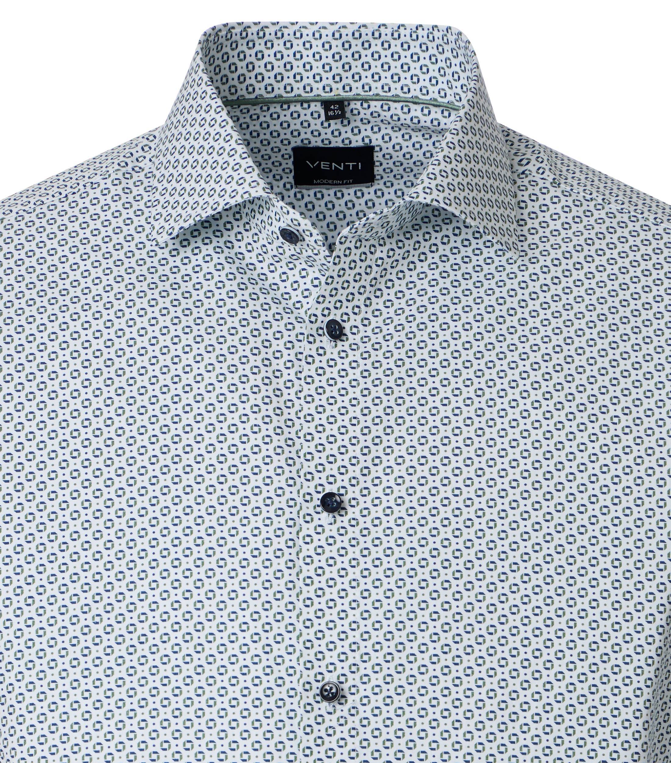 Thumbnail - VENTI Businesshemd "VENTI Businesshemd Kurzarm Print"