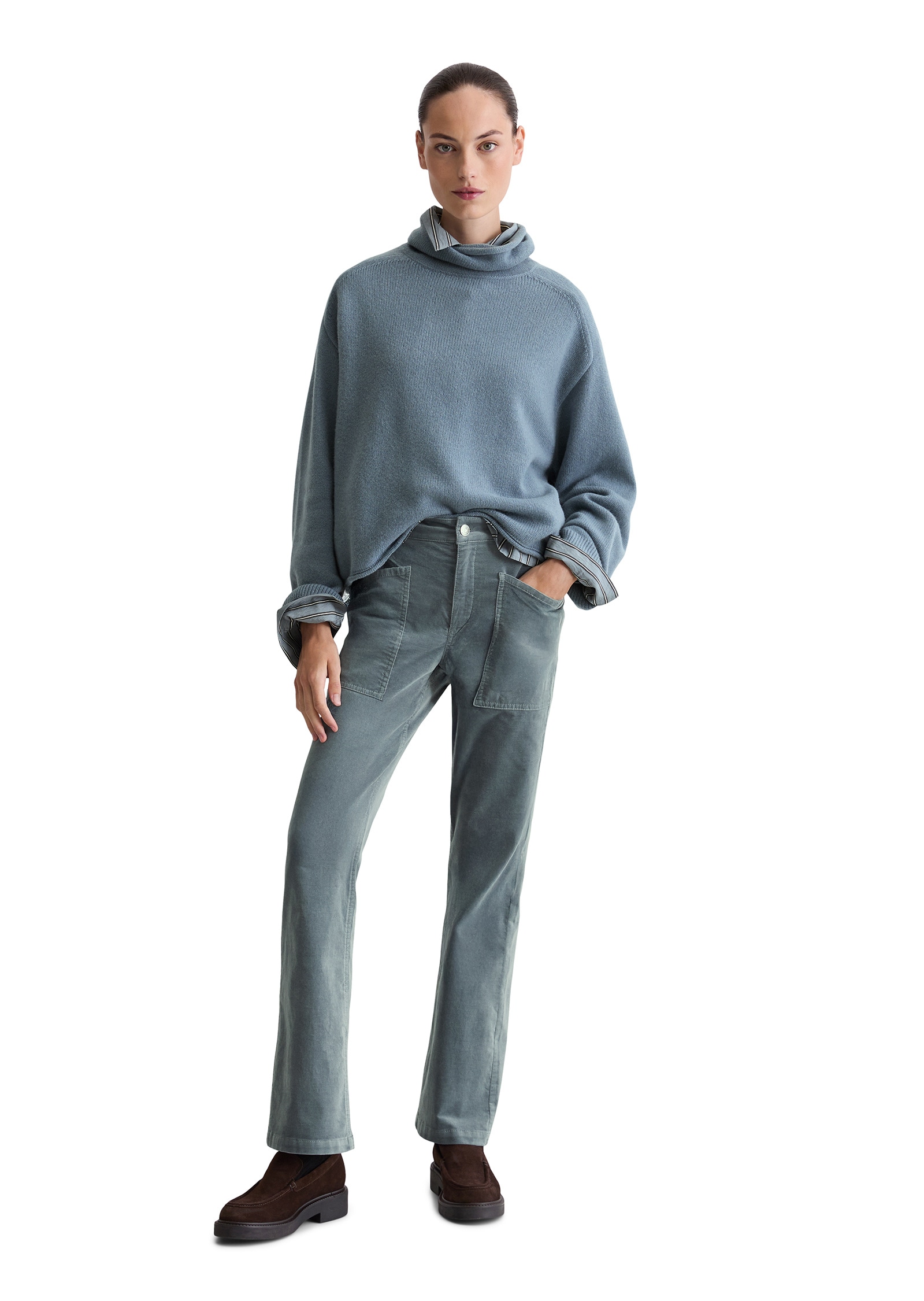 Marc O'Polo Strickpullover »aus Merinowolle-Mix«