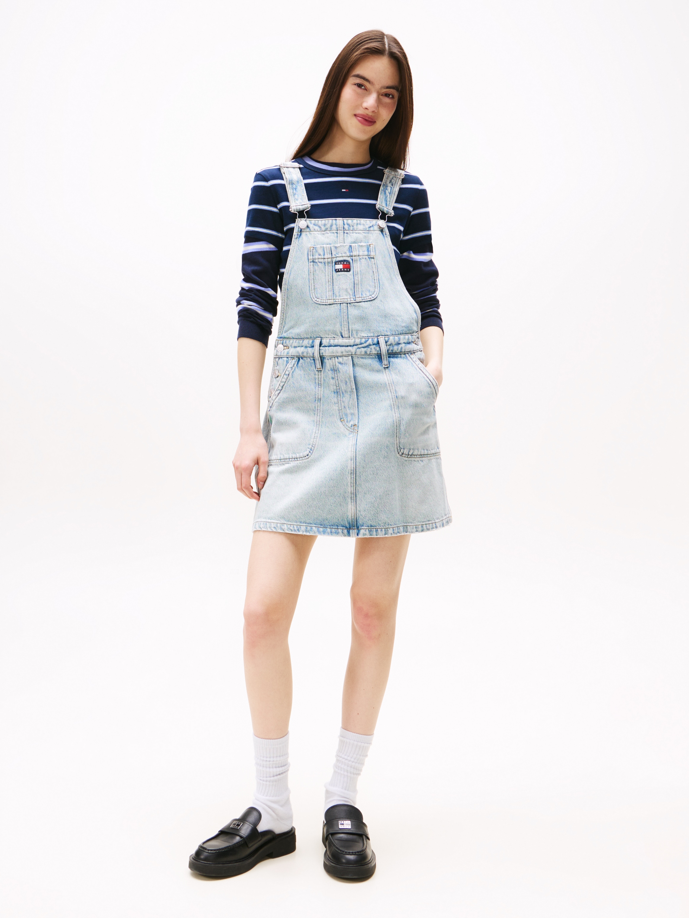 Tommy Jeans Jeanskleid "DENIM DUNGAREE DRESS DI2014" günstig online kaufen