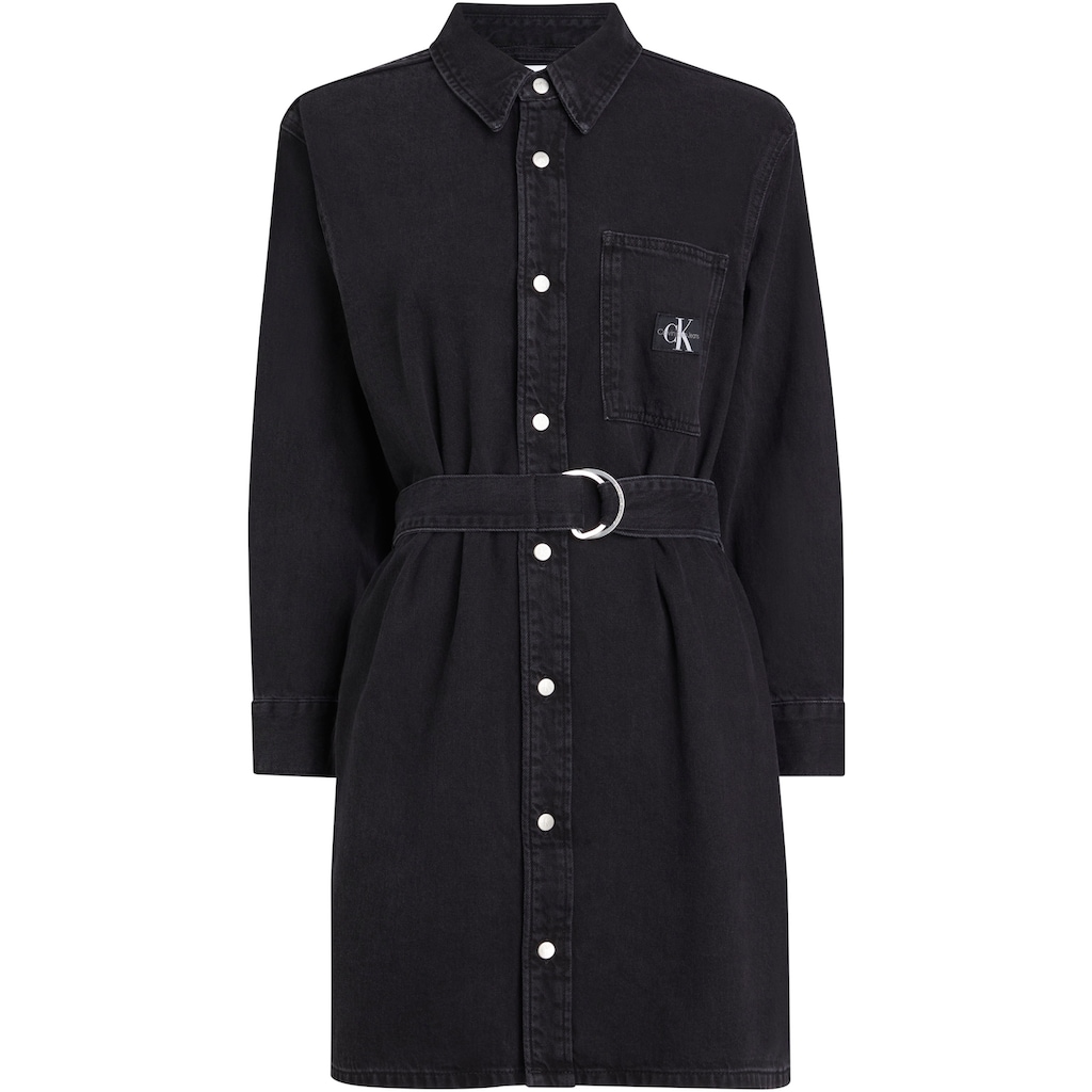 Calvin Klein Jeans Plus Jeanskleid »BELTED DENIM SHIRT DRESS PLUS«