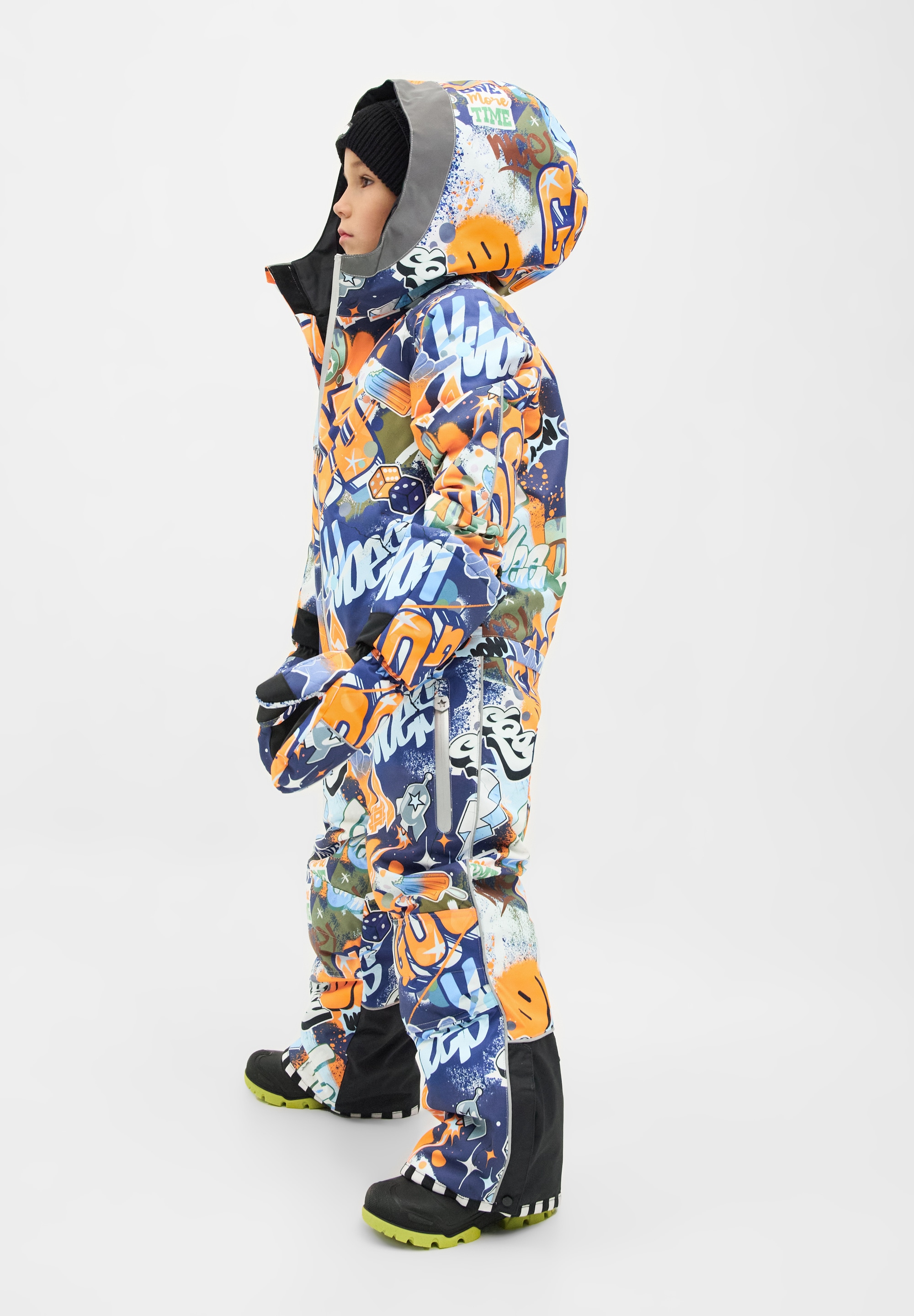 WeeDo Schneeoverall »COSMO SPRAYPRINT 26 Schneeanzug« Mitwachsender Schneeanzug