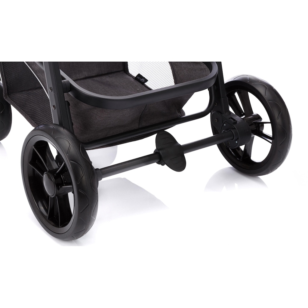 Fillikid Kombi-Kinderwagen »Panther, dunkelgrau«, 22 kg, mit Babyschale; Kinderwagen