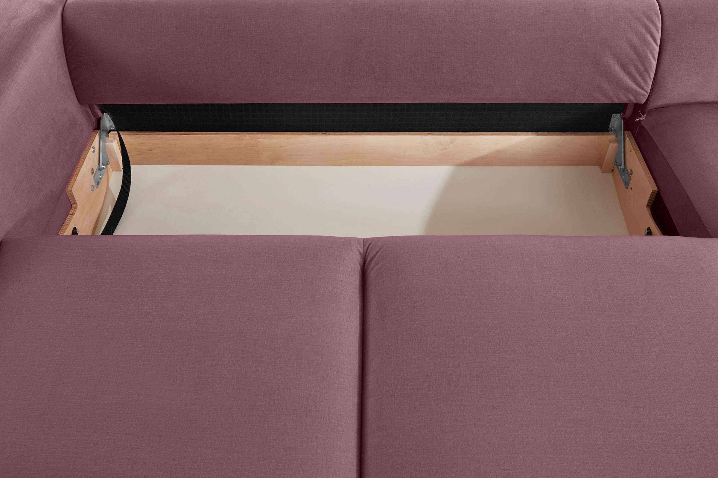 INOSIGN Ecksofa »Lumber Jack, elegant und bequem, Breite 280, hoher Fuß, L-Form«, in moderner Optik