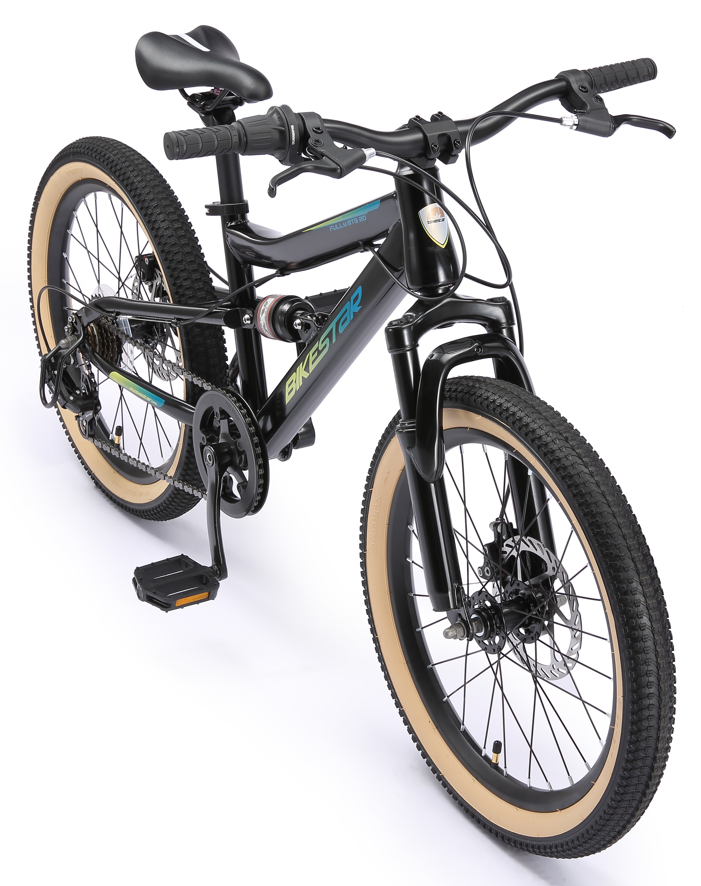 Bikestar Jugendfahrrad 7 Gang Shimano RD-TY21 Schaltwerk Kettenschaltung