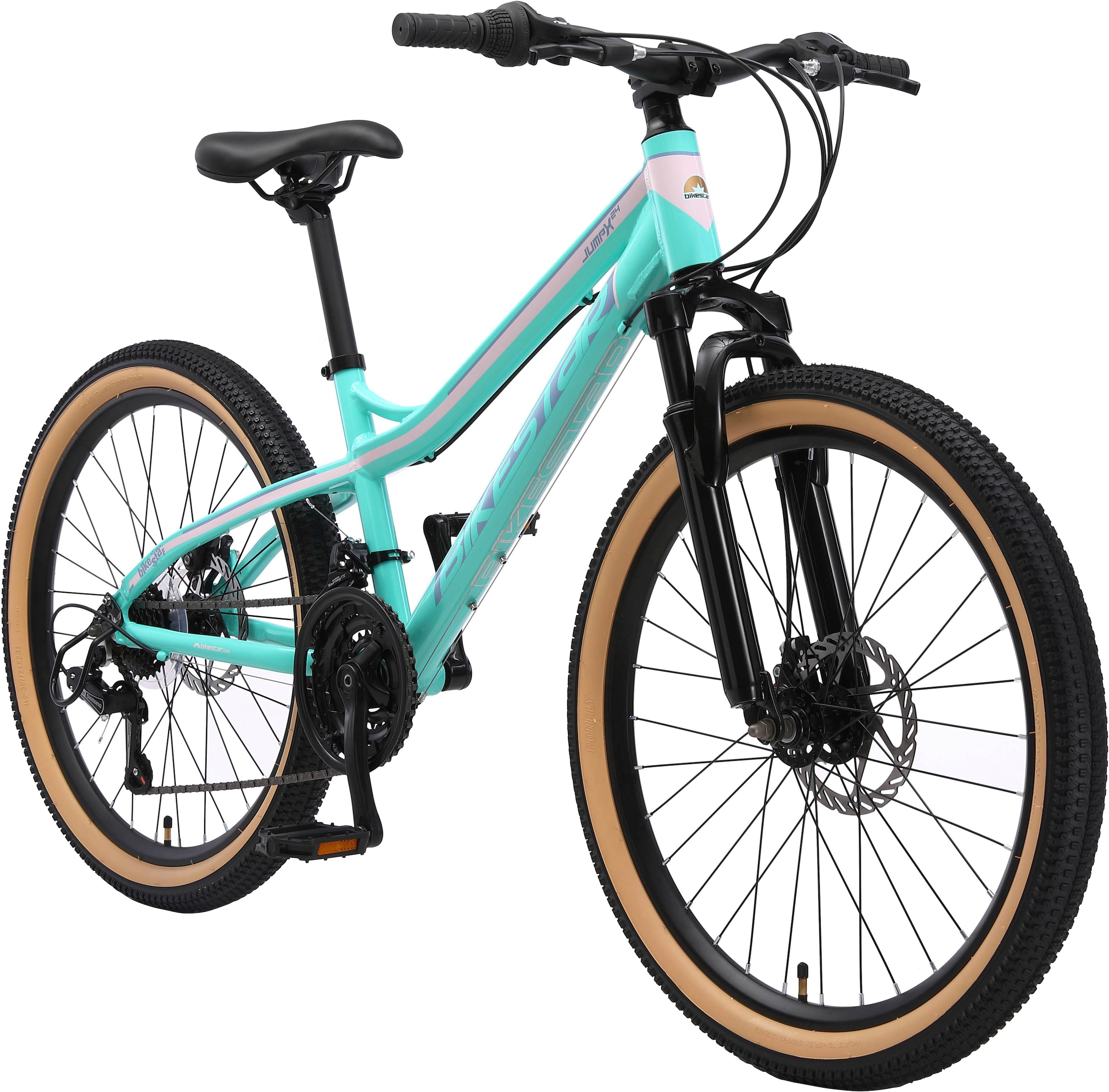 Bikestar Jugendfahrrad, 21 Gang, Shimano, RD-TY21 Schaltwerk, Kettenschaltung
