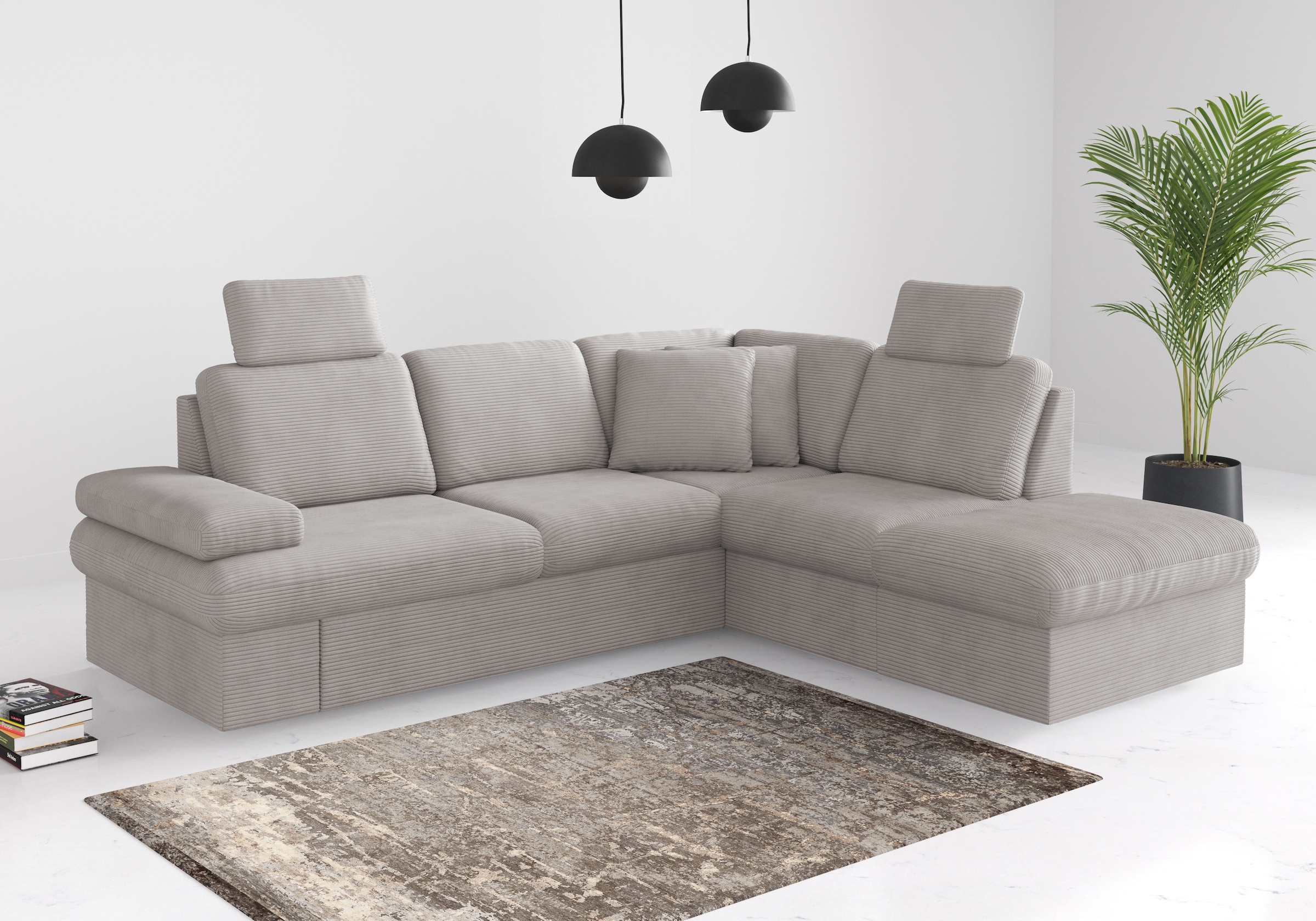 sit&more Ecksofa "Moreno", mit Armteilverstellung,wahlweise mit Bettfunktio günstig online kaufen