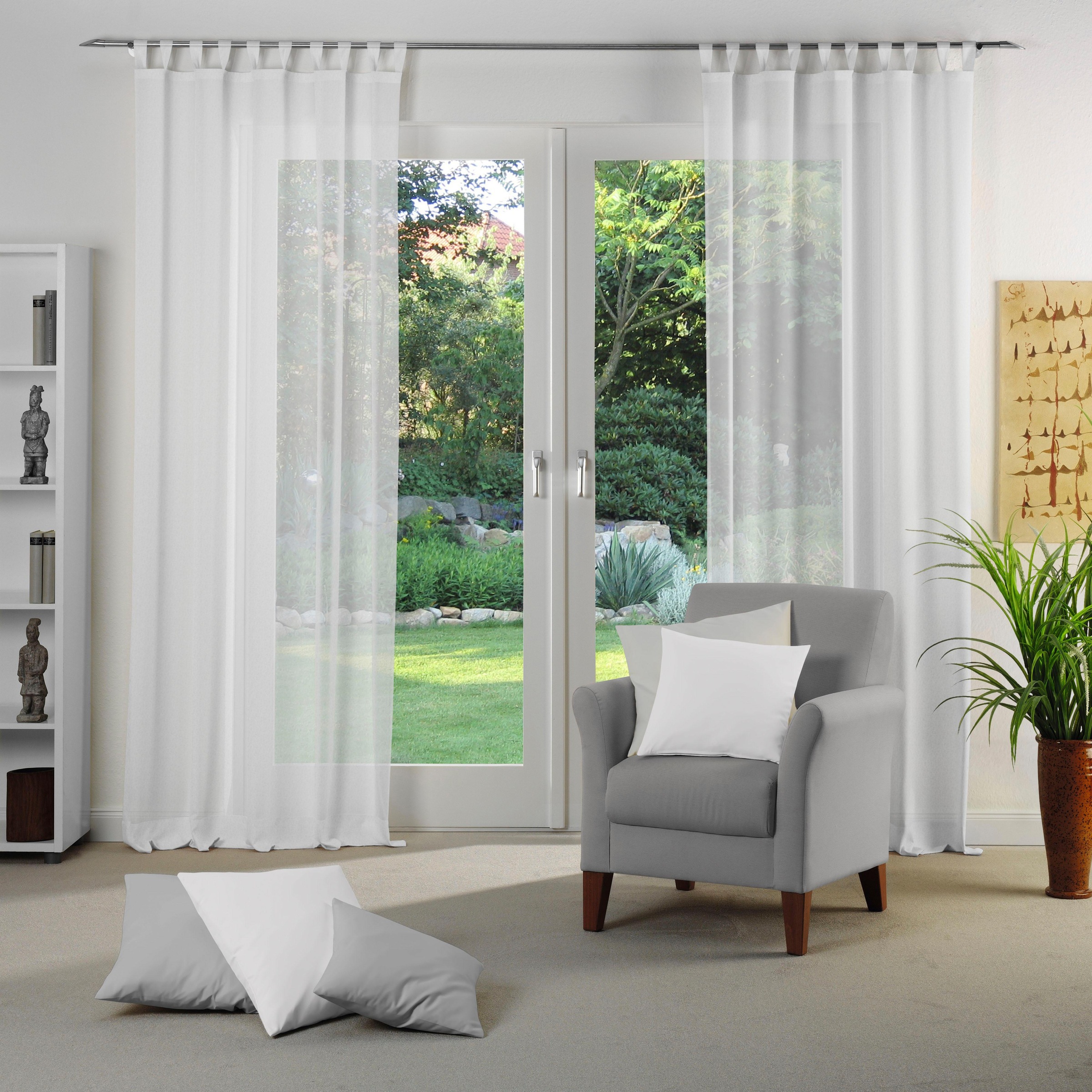 Wirth Vorhang "Sunday" Schlaufen 1 Stk. tlg. nach Maß günstig online kaufen