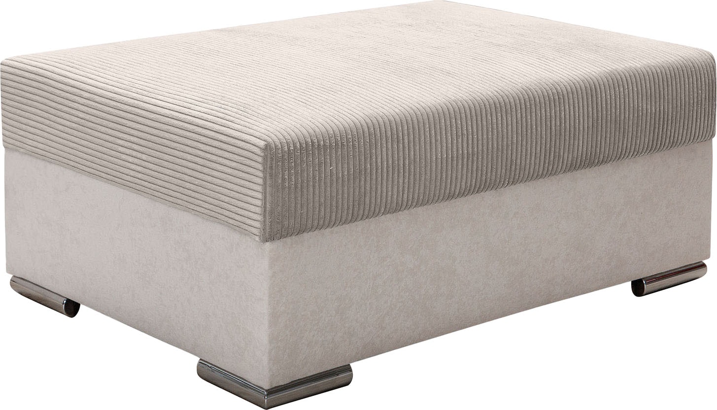 COLLECTION AB Hocker "John, B: 100 cm" optional Federkernpolsterung