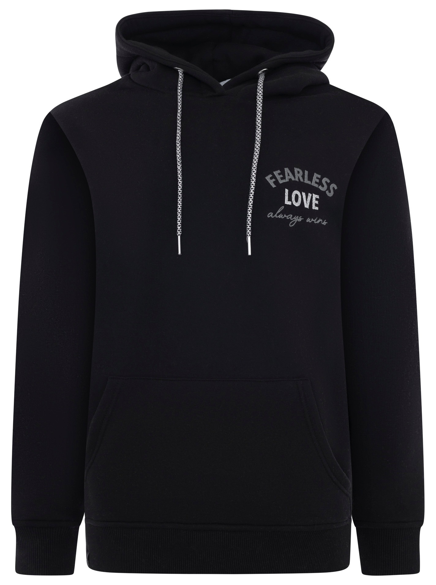 Zwillingsherz Hoodie »"Wings"«, glamouröse Stickerei mit Flügeln, Pailletten, glänzende Kordel
