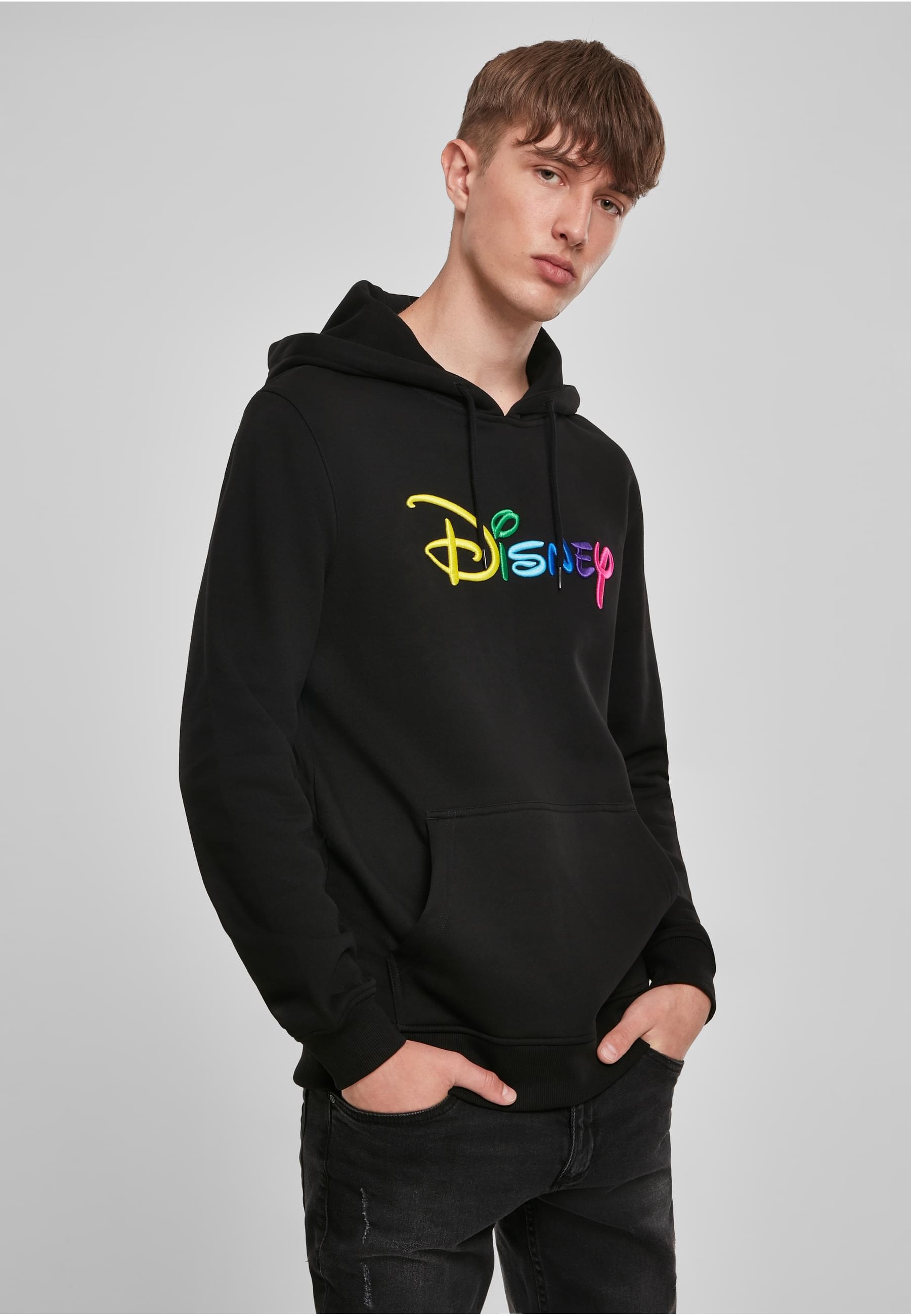 Merchcode Kapuzensweatshirt »Merchcode Herren Disney Rainbow Logo EMB Hoody«, (1 tlg.)