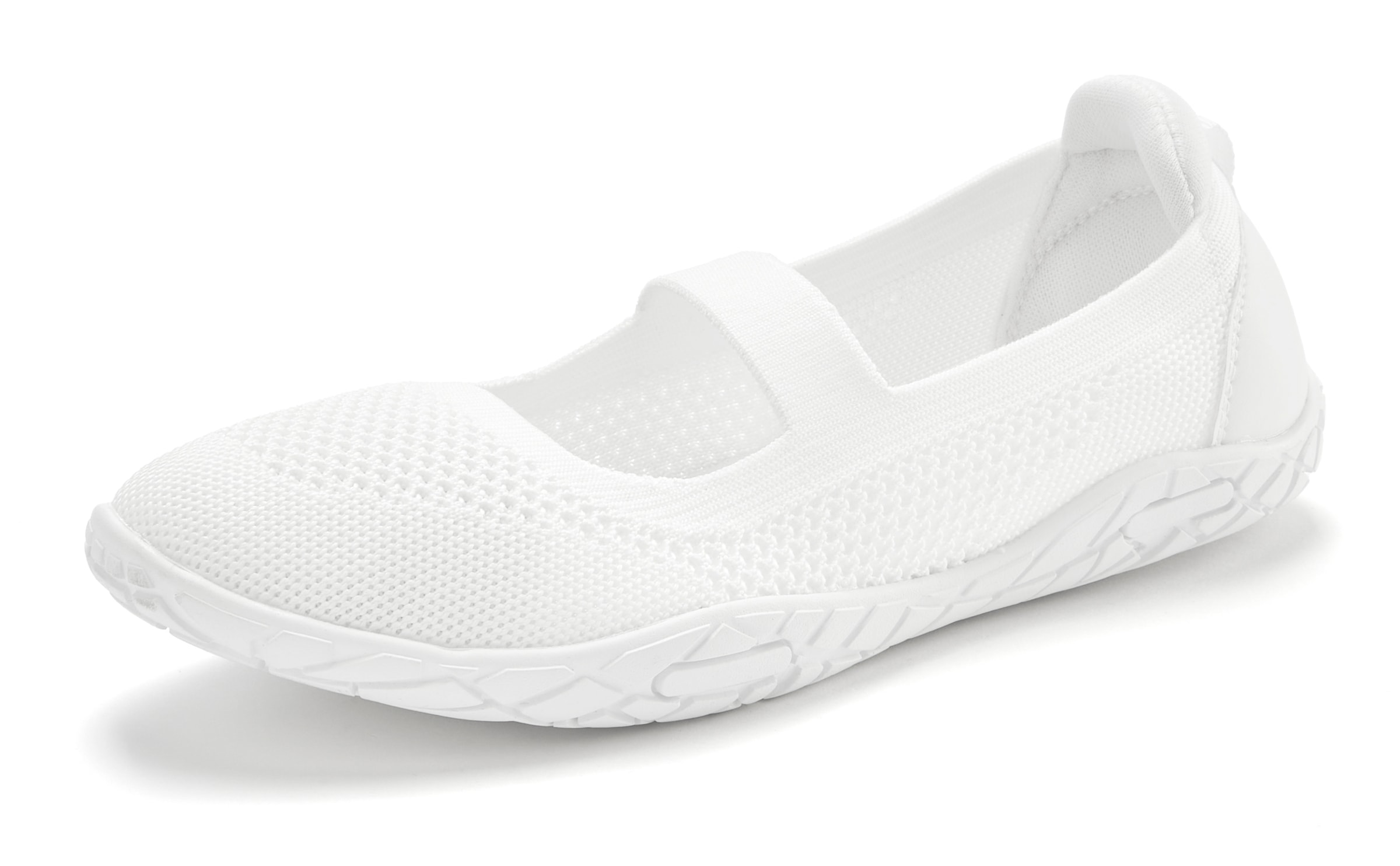 LASCANA Sneaker Ballerinas »Riemchenballerina, Slip-On-Sneaker«, Freizeitschuh, Slipper, Halbschuh superleicht, flexible Sohle VEGAN