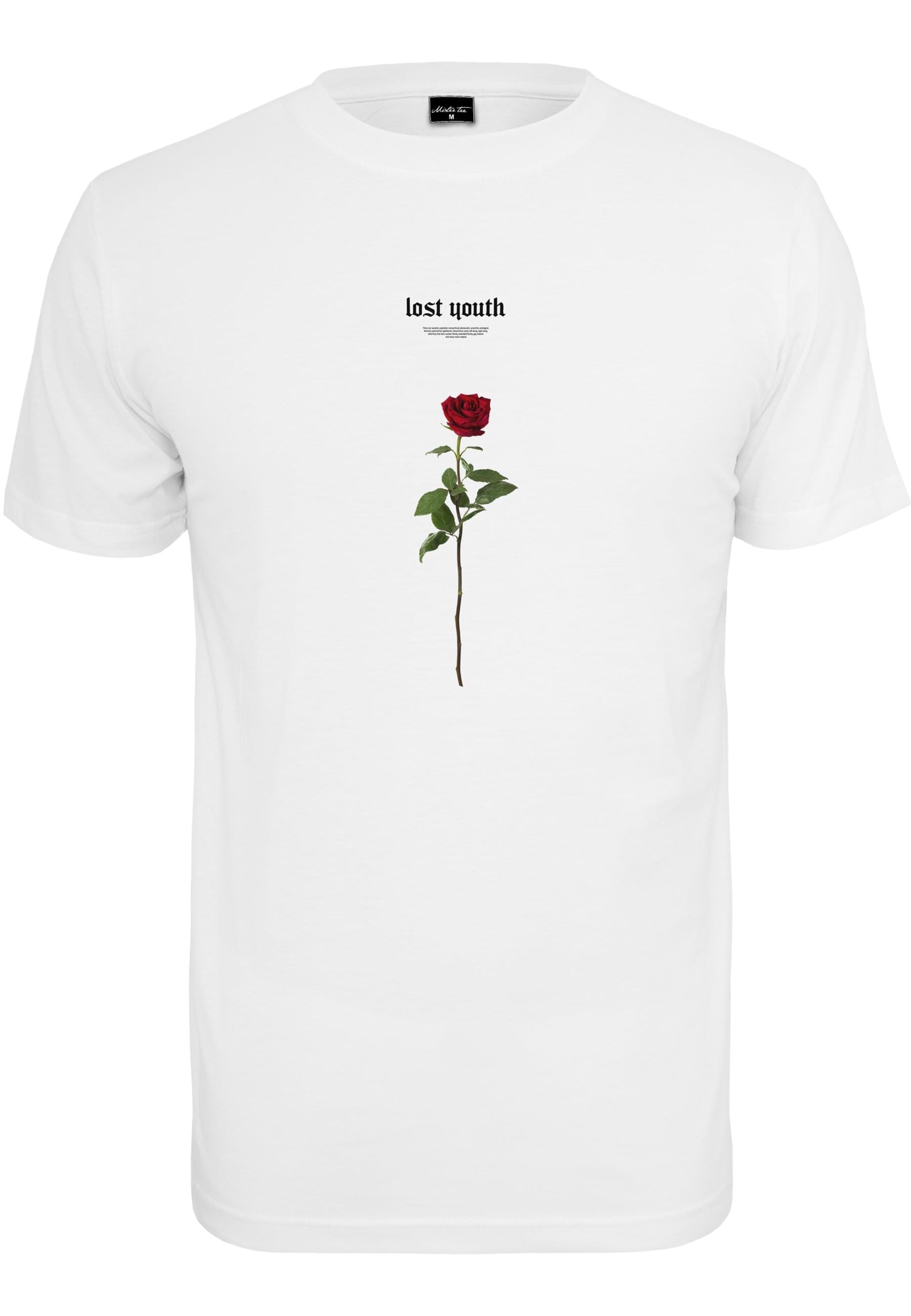 MisterTee Kurzarmshirt "MisterTee Herren Lost Youth Rose Tee" 1 Stk. tlg. günstig online kaufen