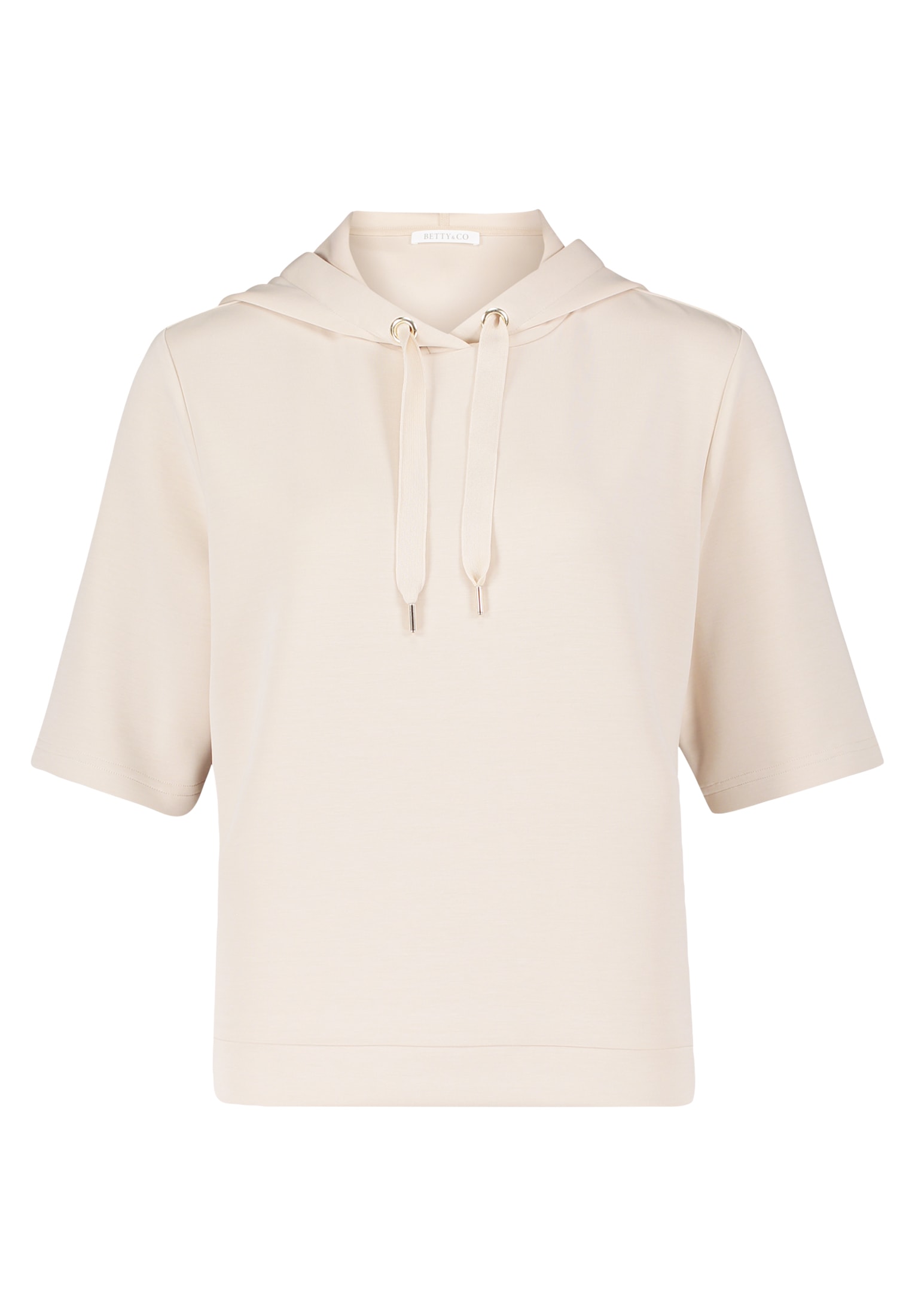Betty&Co Kurzarmshirt »Betty & Co Sweatshirt mit Kapuze«, (1 tlg.)